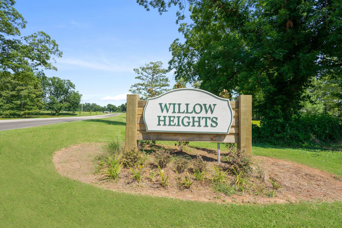 Community Sign - DSLD Homes in Bossier City - Willow Heights
