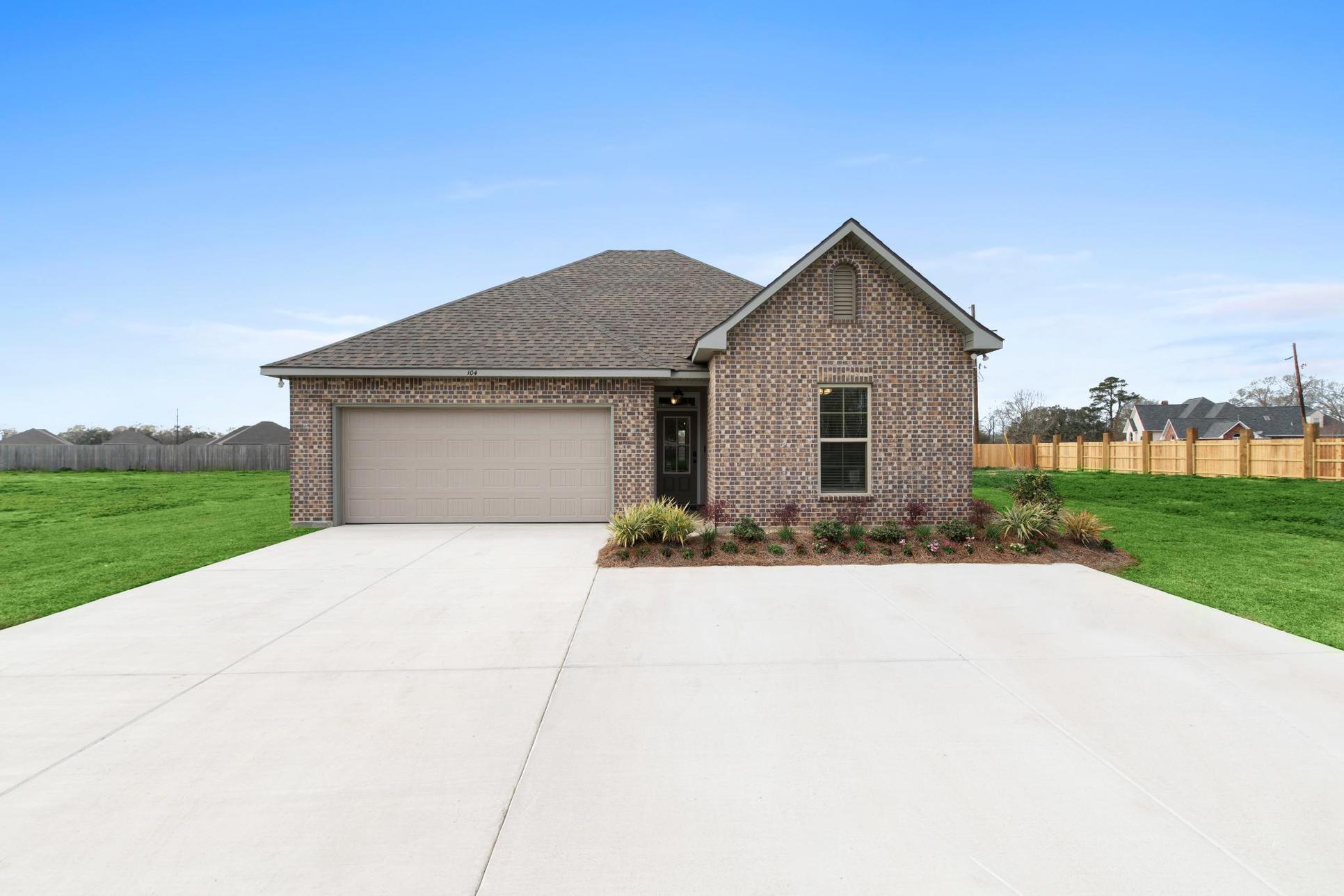 new construction homes in lafayette, la in briar's cove