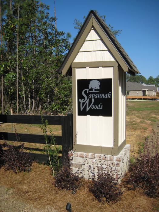 Community Signs - DSLD Homes - Spanish Fort - Savannah Woods