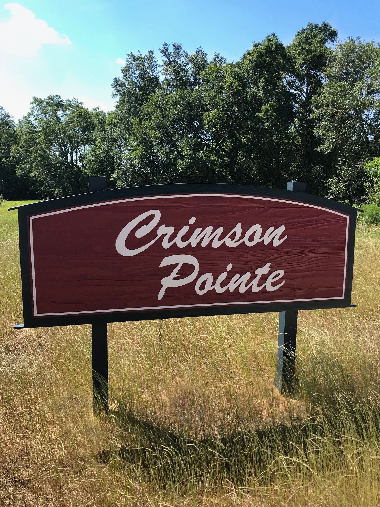 Crimson Pointe Community Front Entrance Sign- DSLD Homes -Pensacola