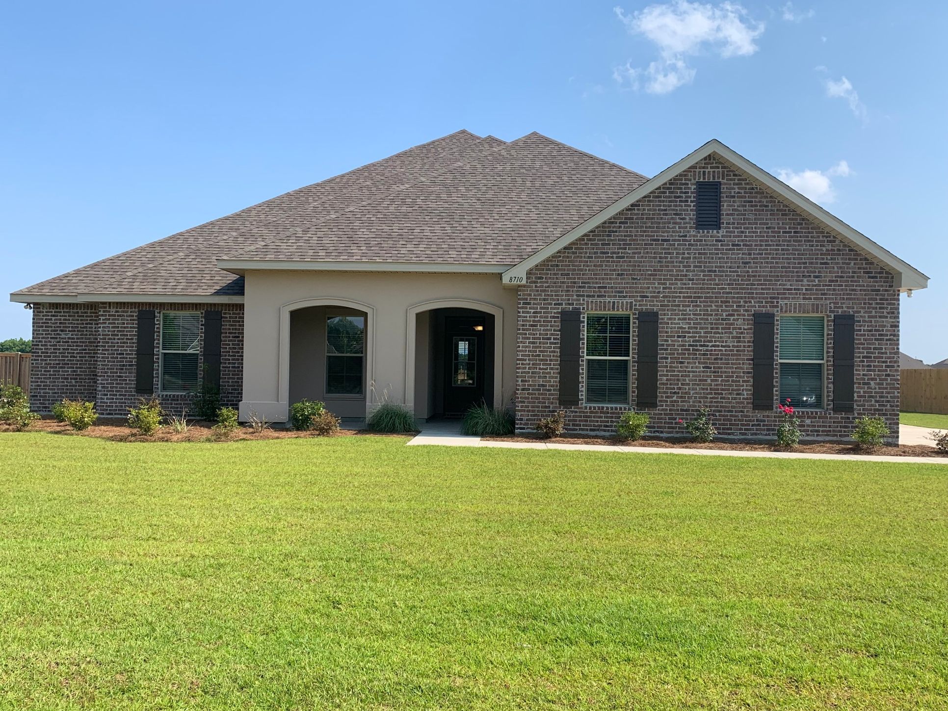 Front View of Model Home - DSLD Homes - Fairhope - Pinewood
