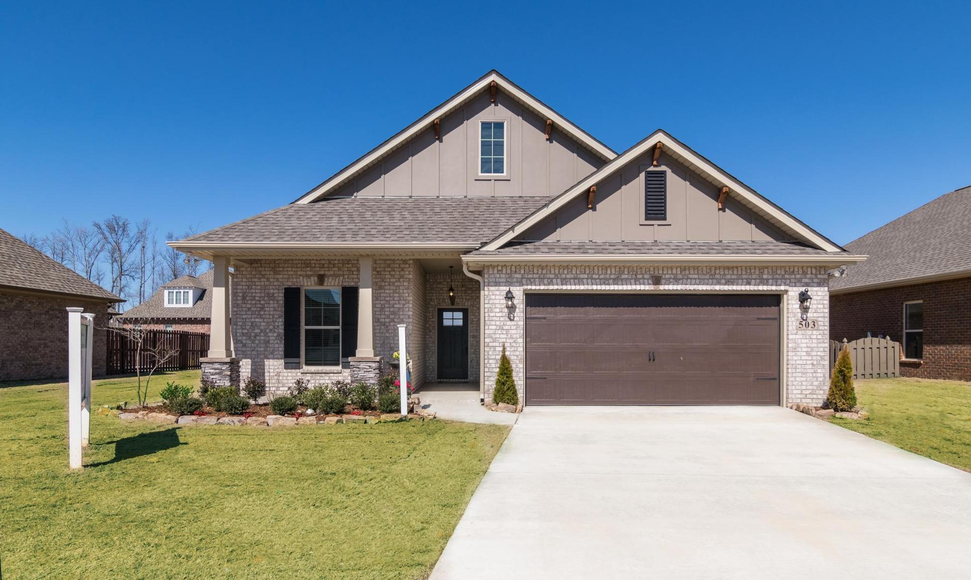 Front of Model Home - Park Place Community - DSLD Homes- Huntsville, Alabama