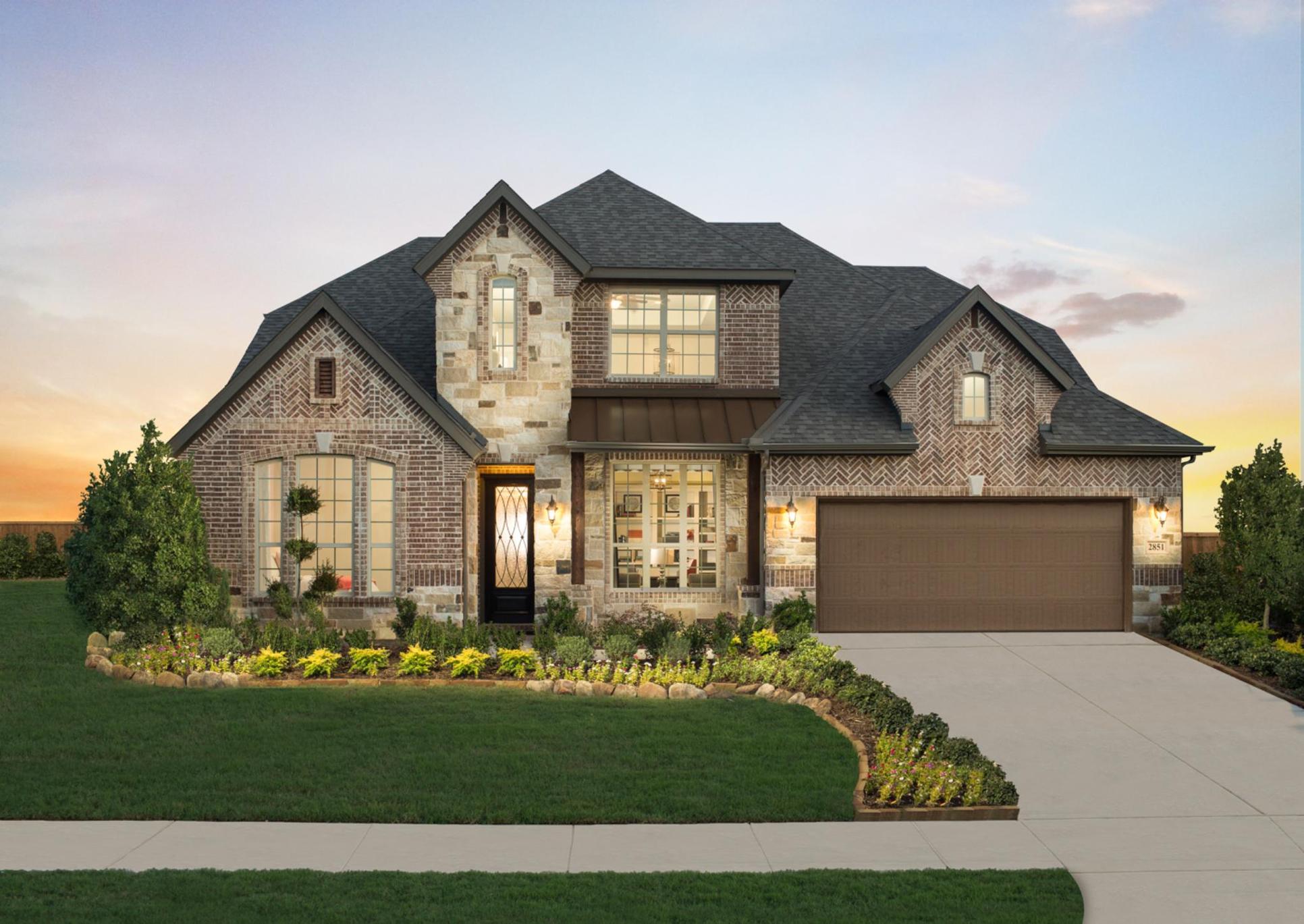 Dunhill Homes Scarlett Model Home at Parks at Legacy