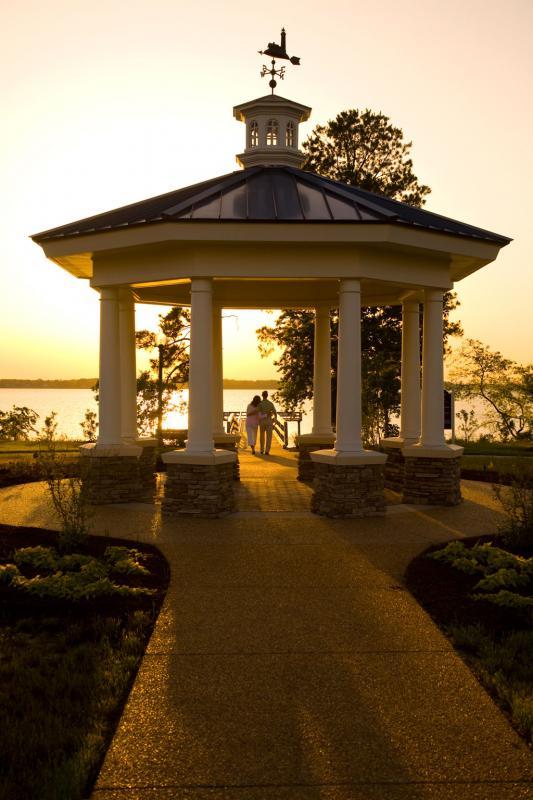 Riverfront Park at Sunset