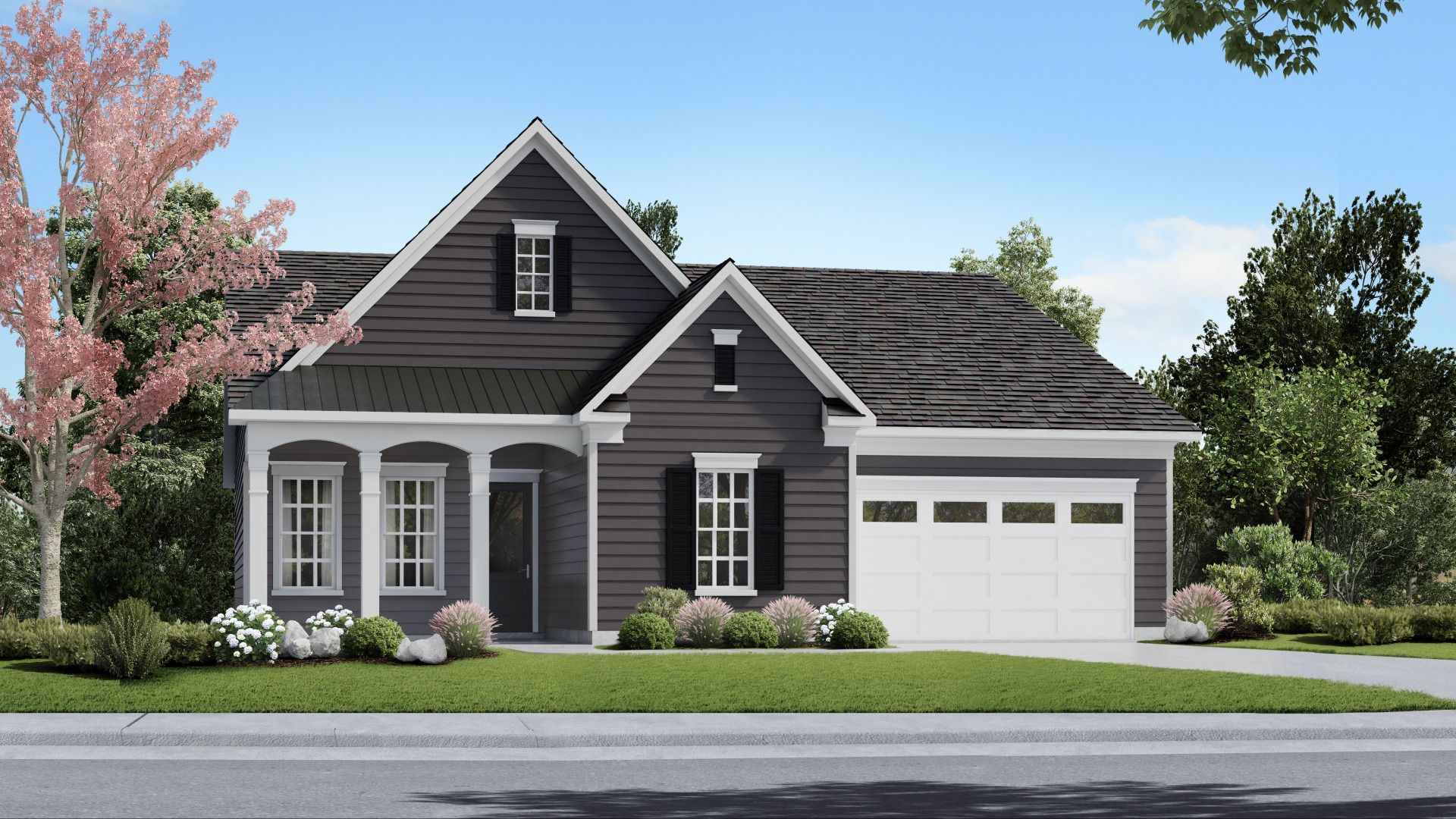 Haven Elevation- Colonial Revival:The Haven at Summerwind Crossing
