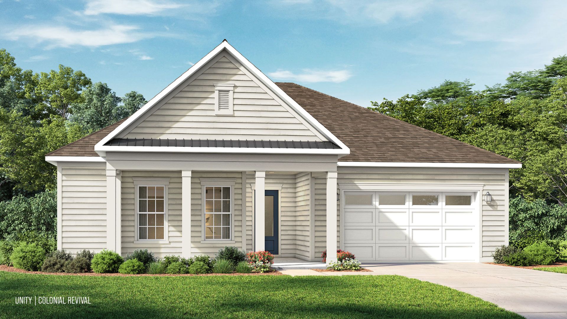 Elevation- Colonial Revival:The Unity at Summerwind Crossing