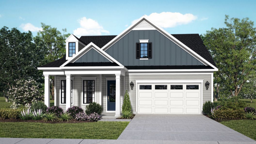 The Curator Plan at Parkside at Westphalia Single Family Homes in Upper