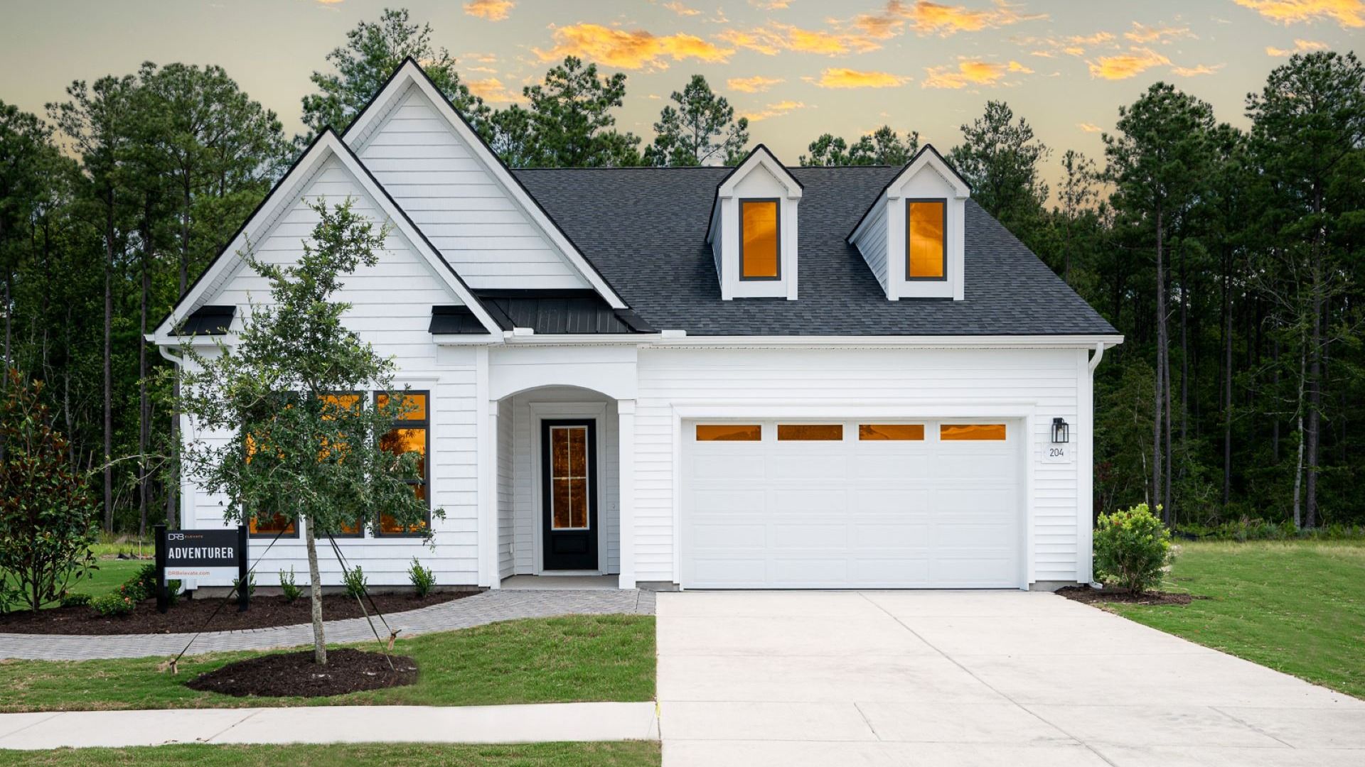 Elevation 3 Cottage - Exterior Front