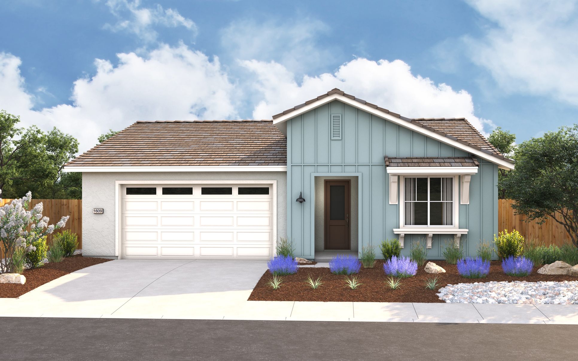 Exterior:Elevation B - Farmhouse