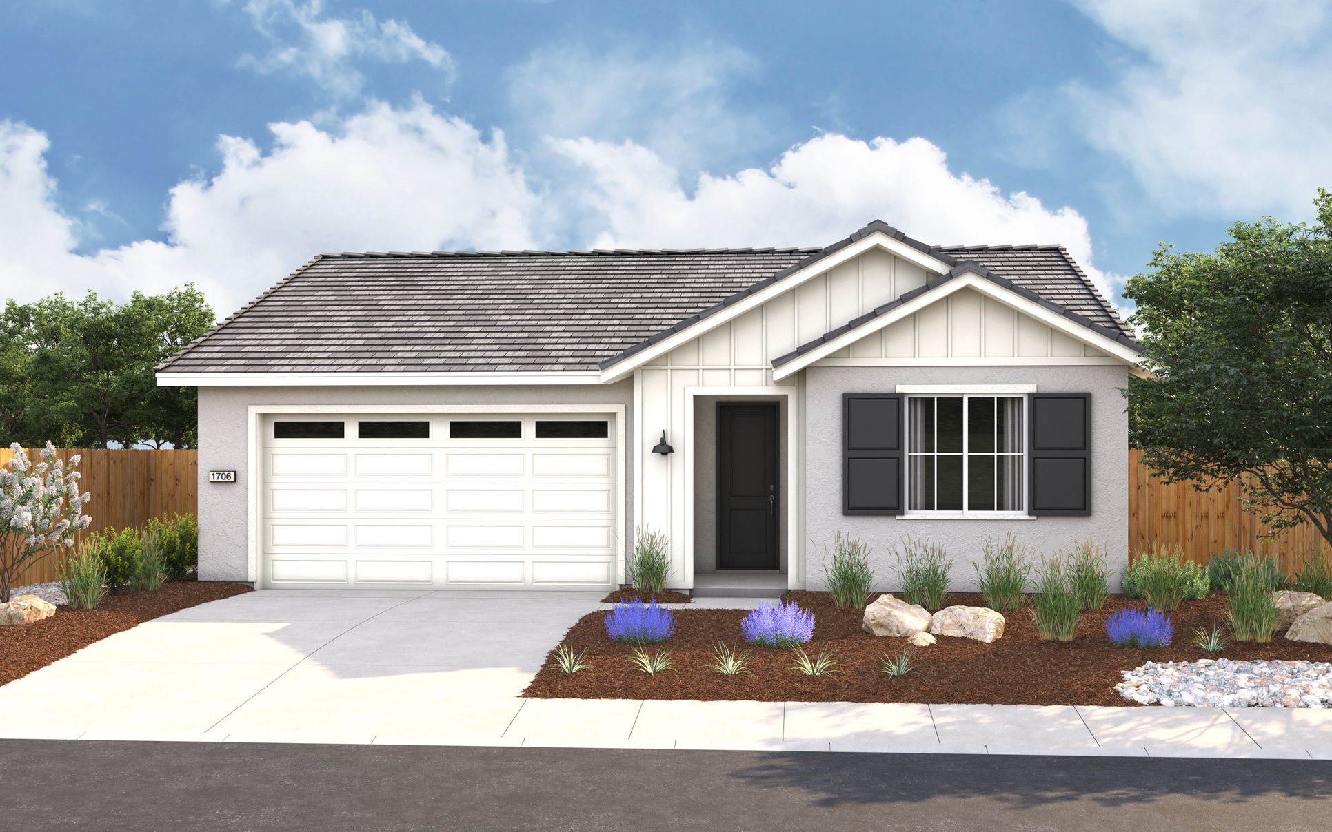 Exterior:Elevation B - Farmhouse