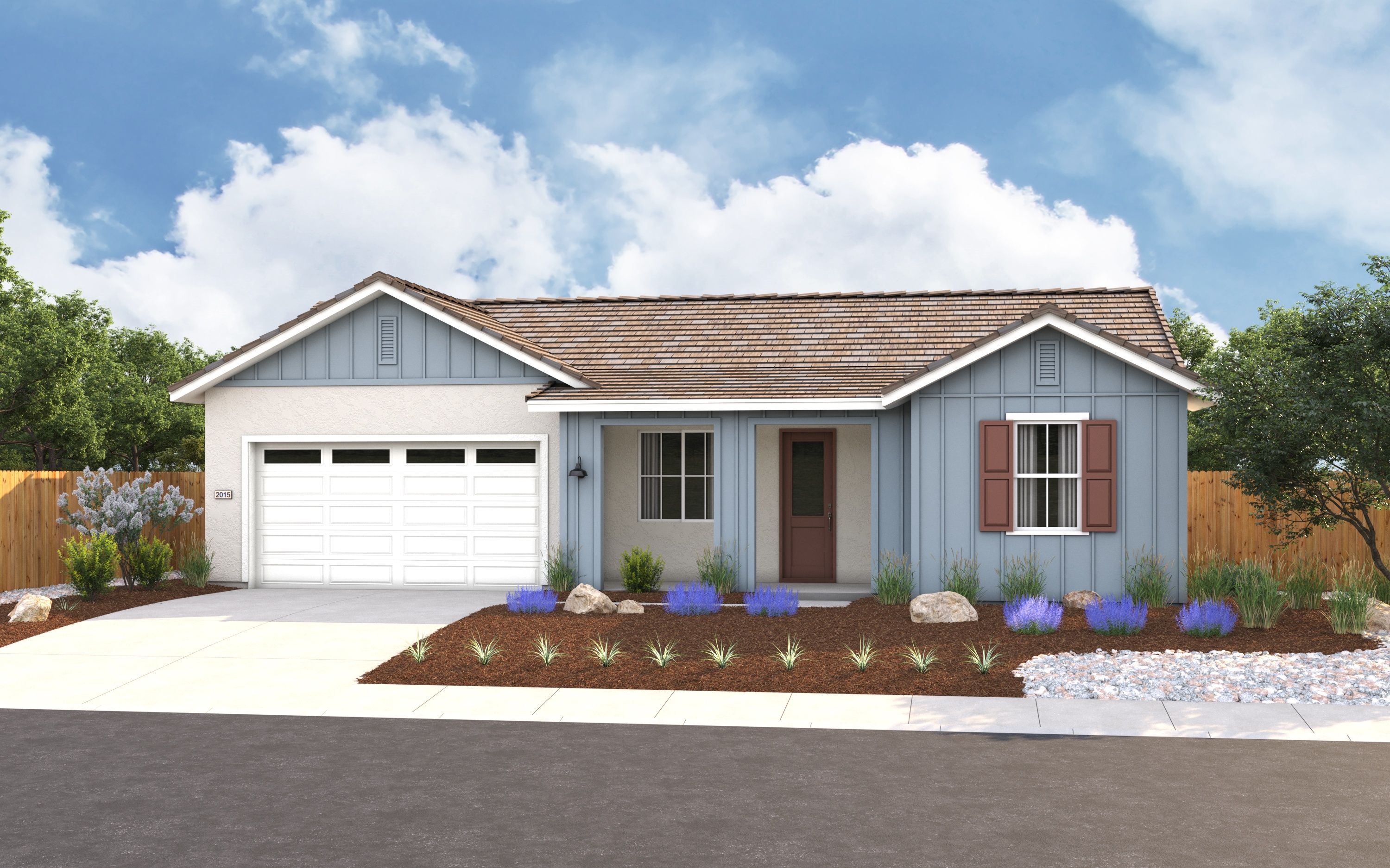 Exterior:Elevation B - Farmhouse