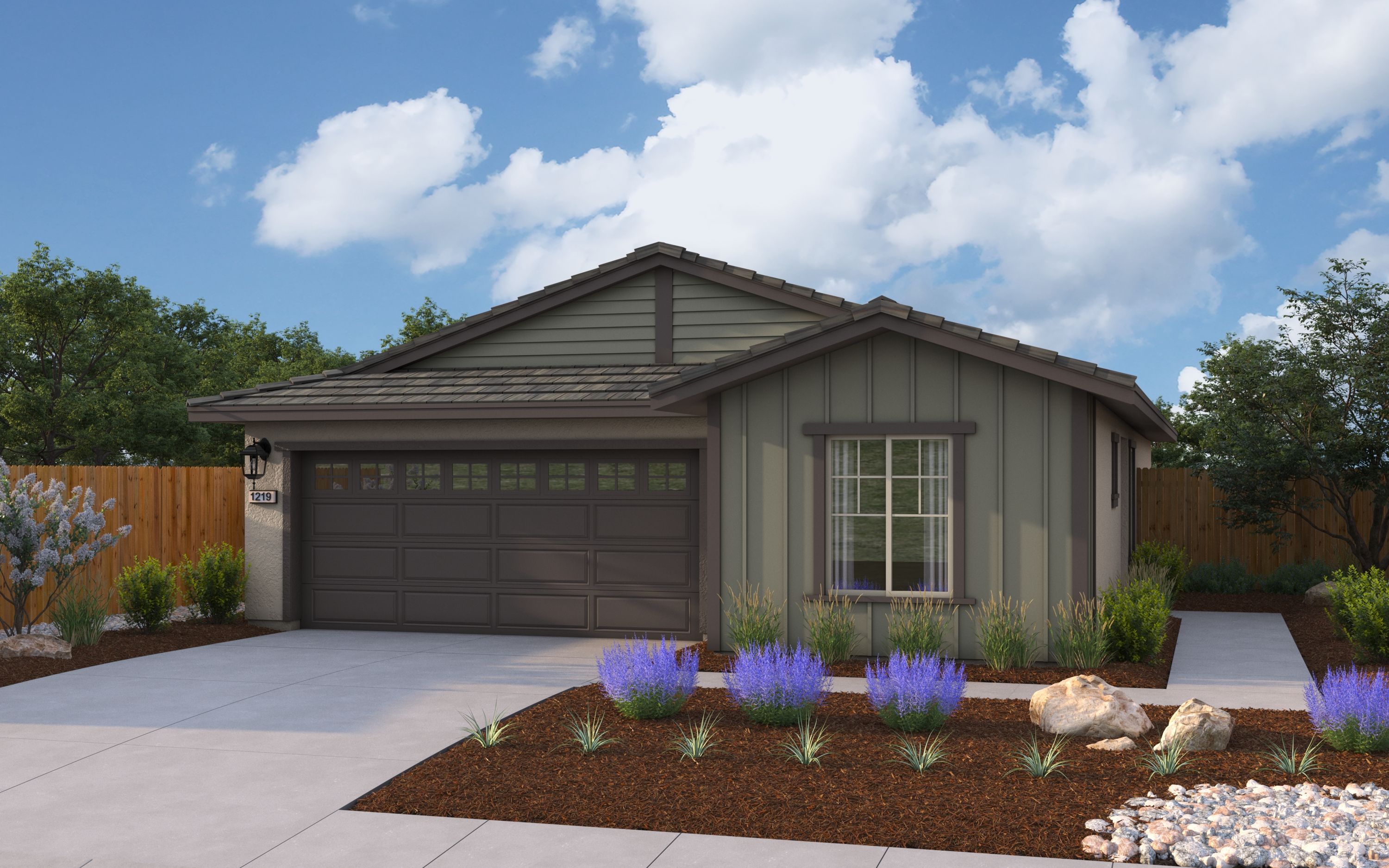 Exterior:Elevation A - Bungalow