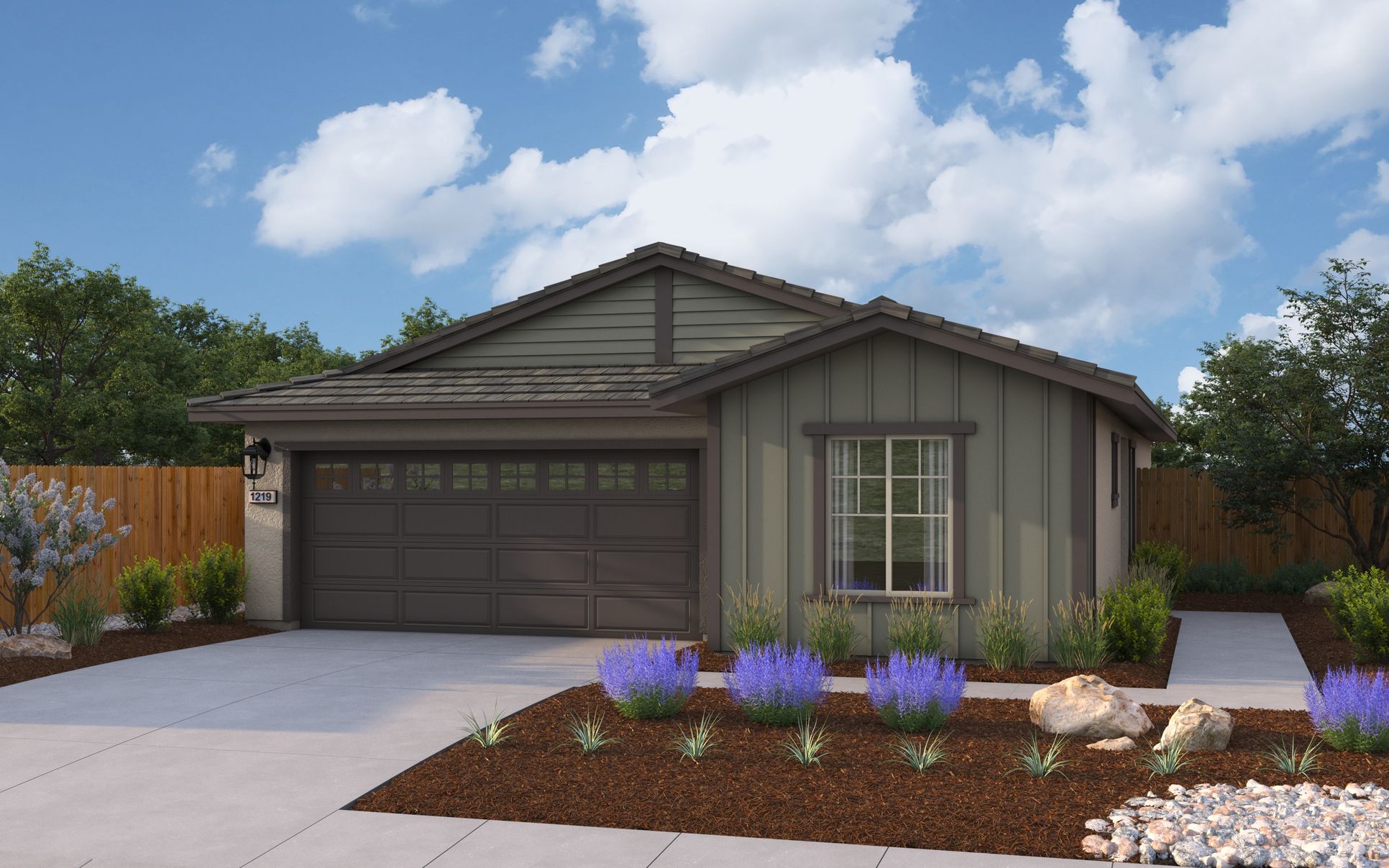 Exterior:Elevation A - Bungalow