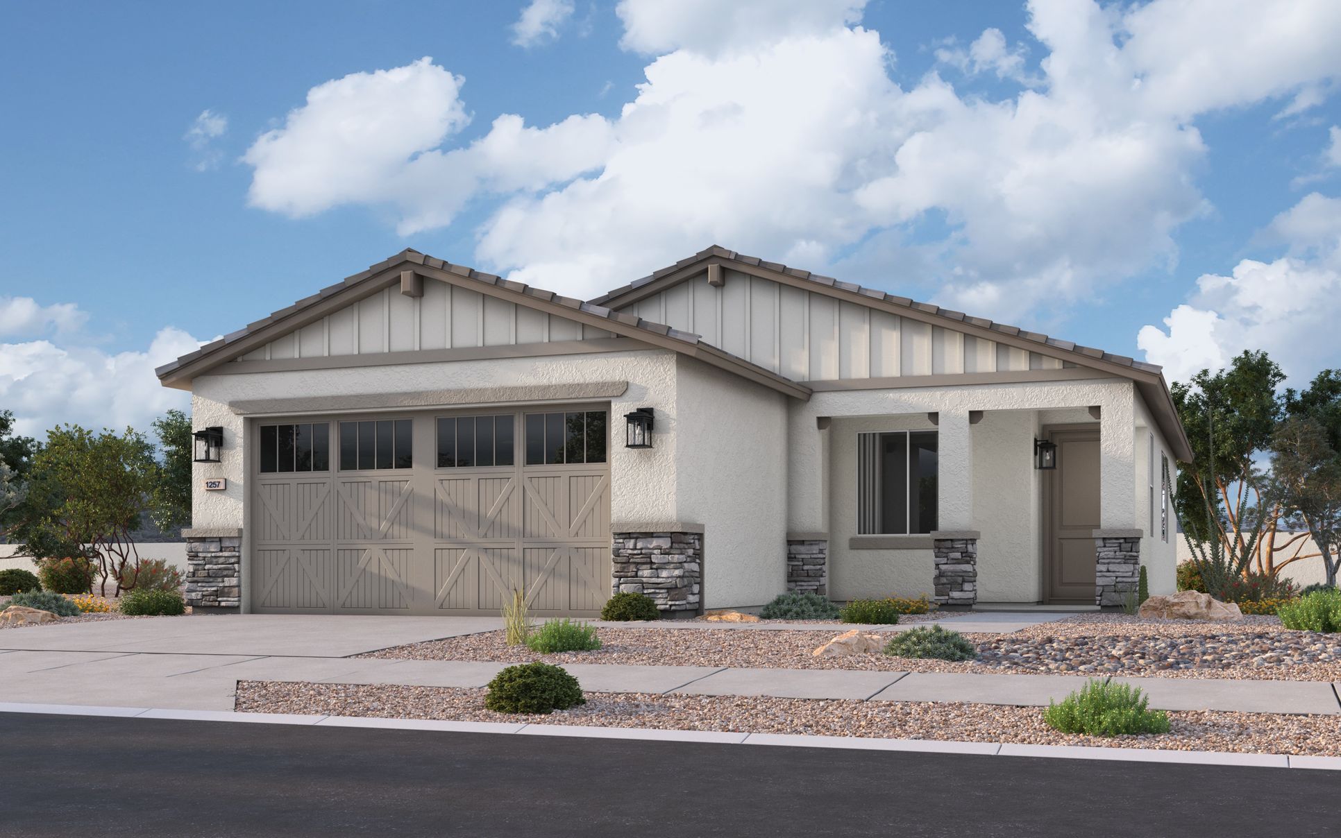 Exterior:Arizona Ranch - Elevation A