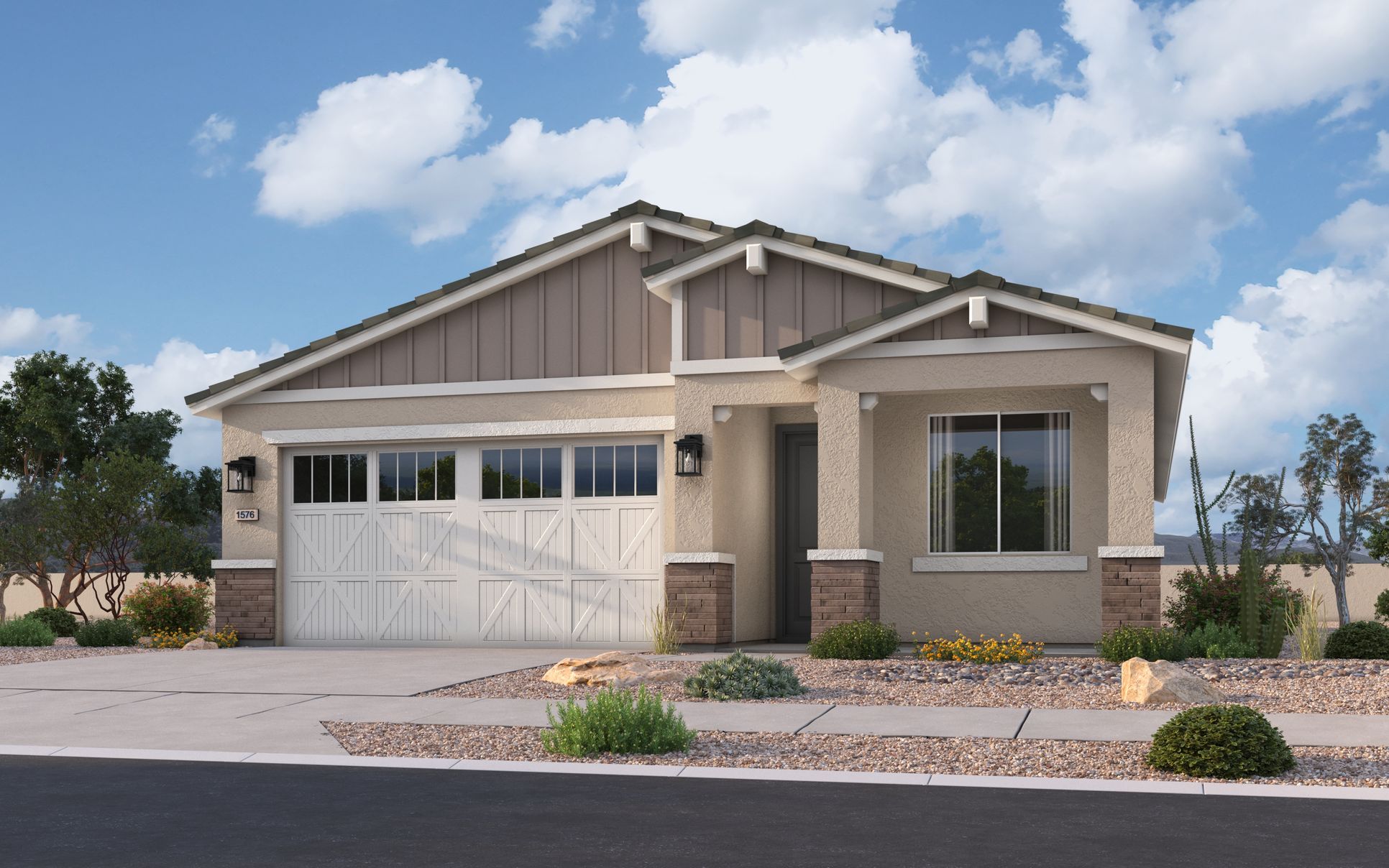 Exterior:Arizona Ranch - Elevation A