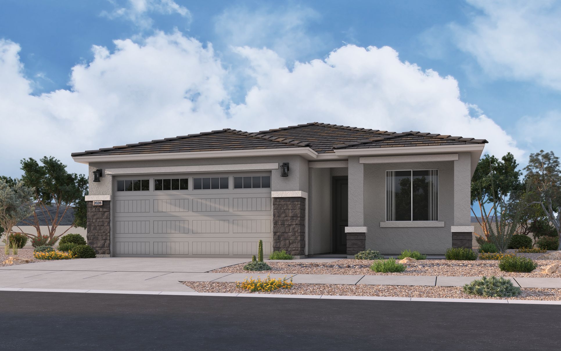 Exterior:Desert Foothill - Elevation B
