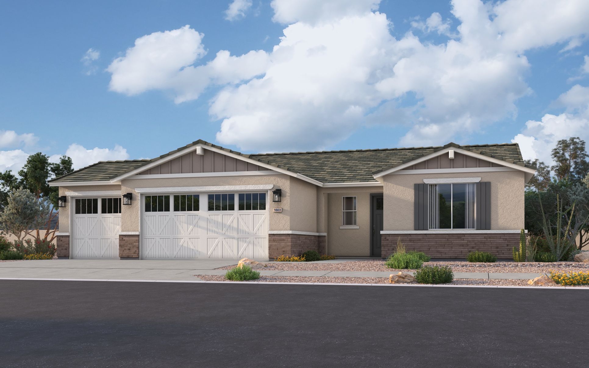 Exterior:Arizona Ranch - Elevation A