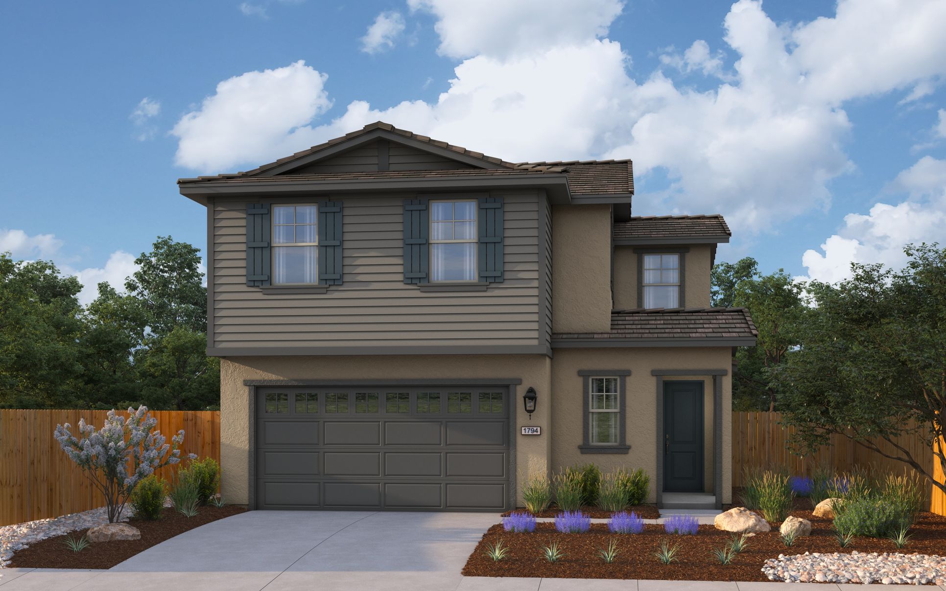 Exterior:Elevation A - Bungalow