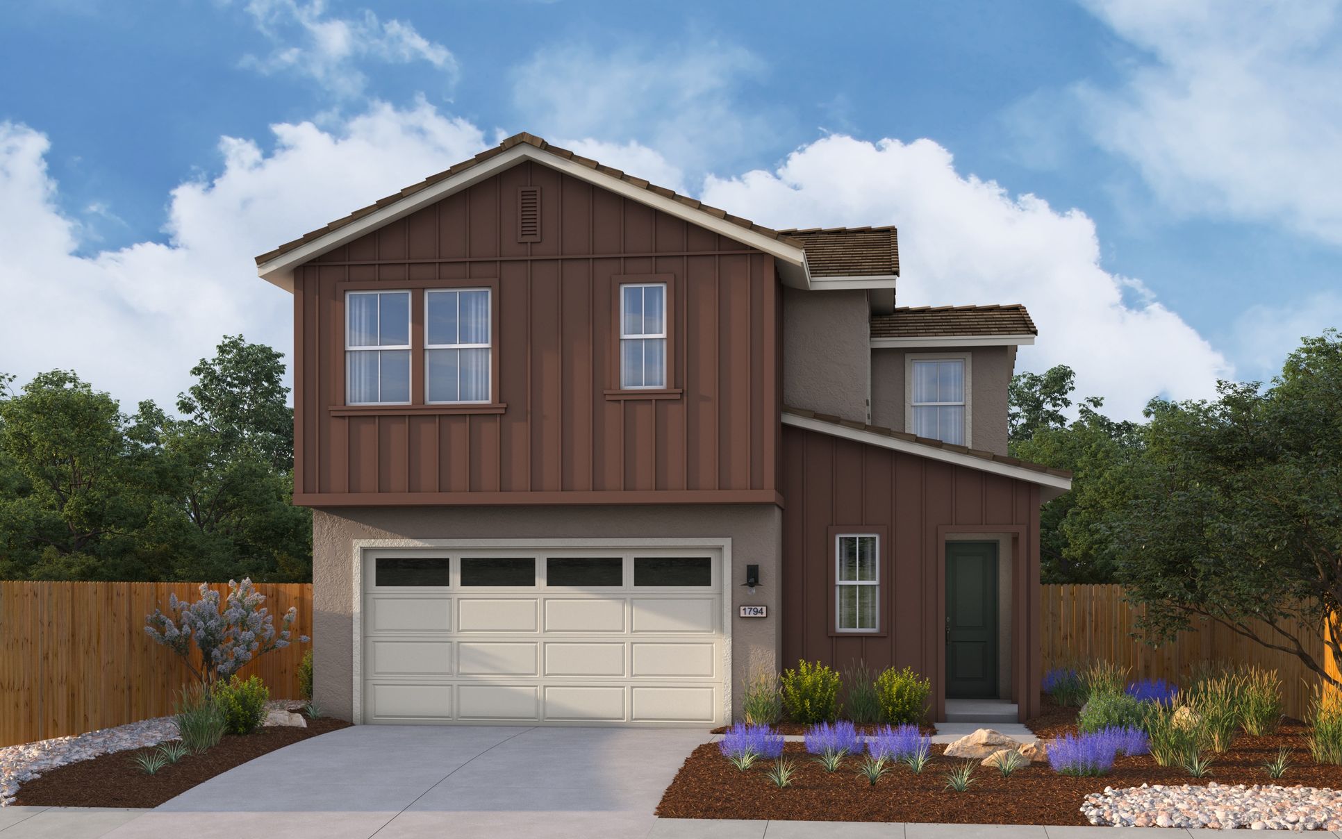 Exterior:Elevation B - Farmhouse