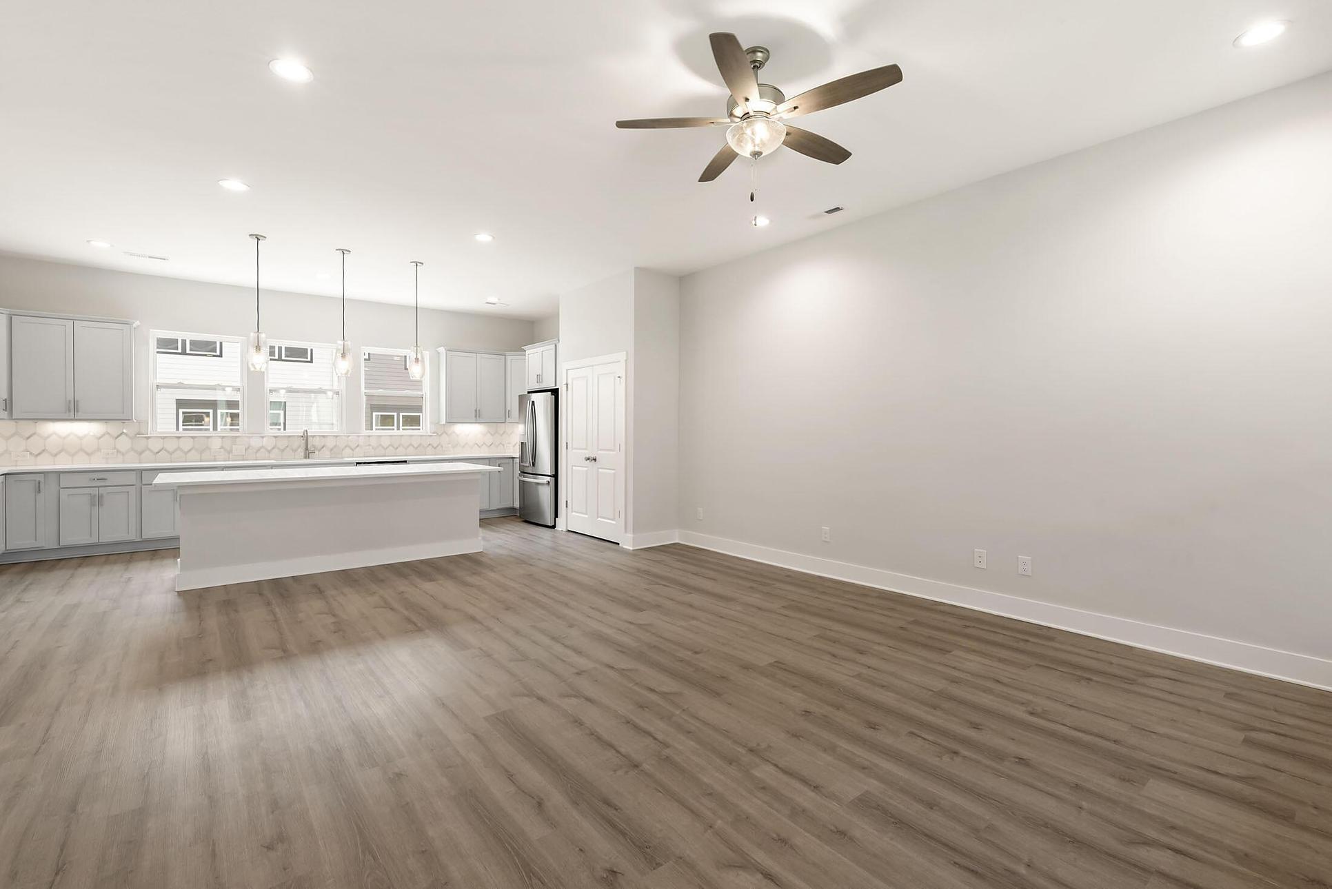 Exterior:Kitchen, Dining, Living Room