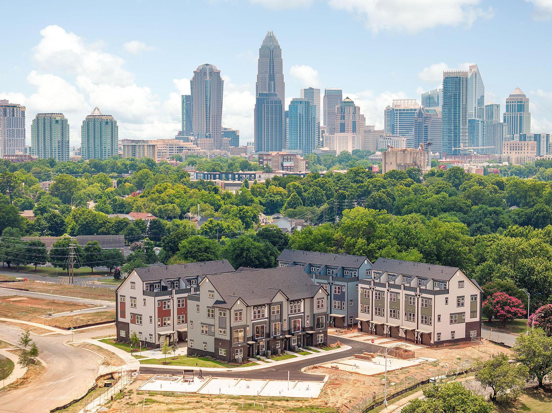 Equinox Townhomes near Camp North End