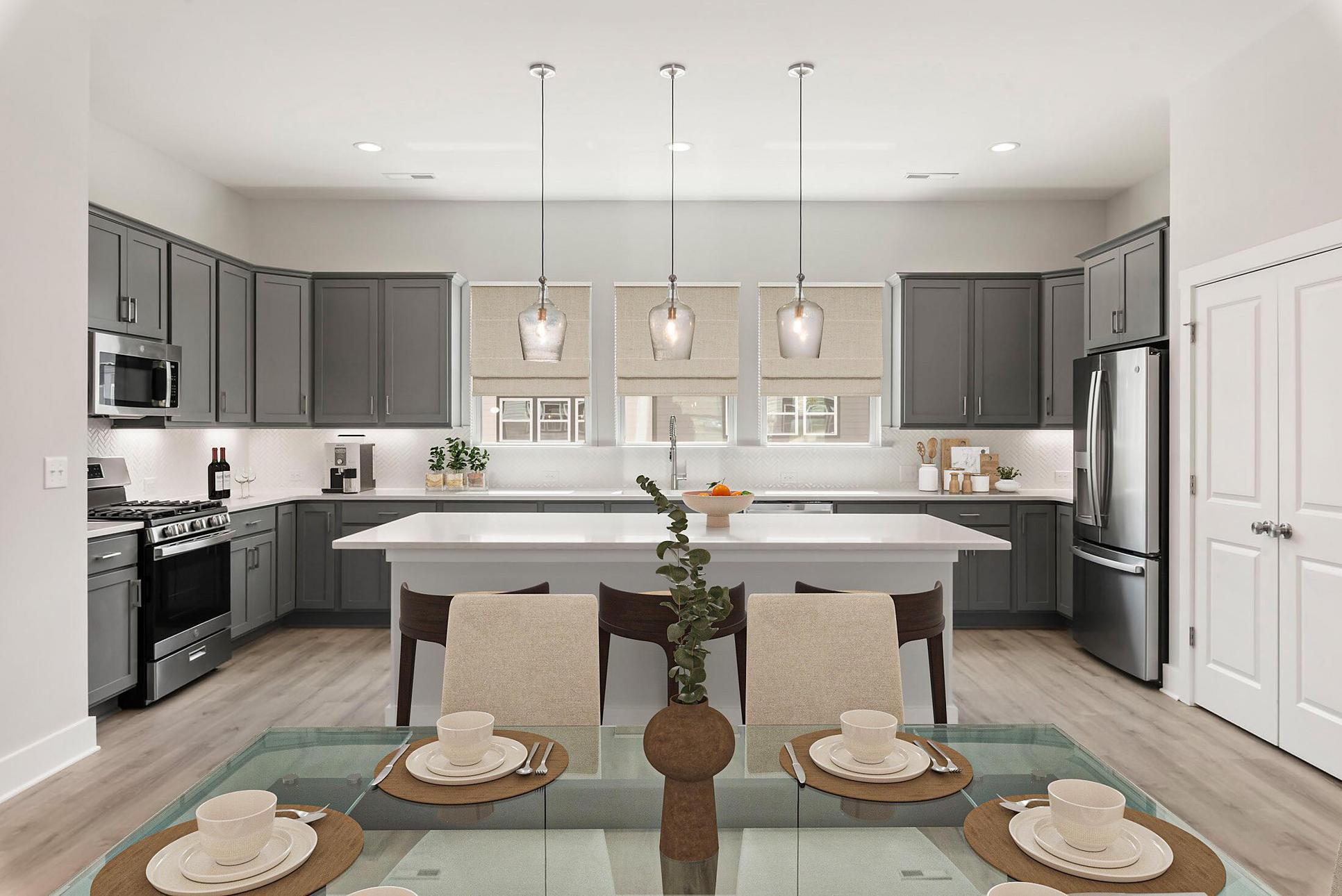 Exterior:Kitchen - Staged