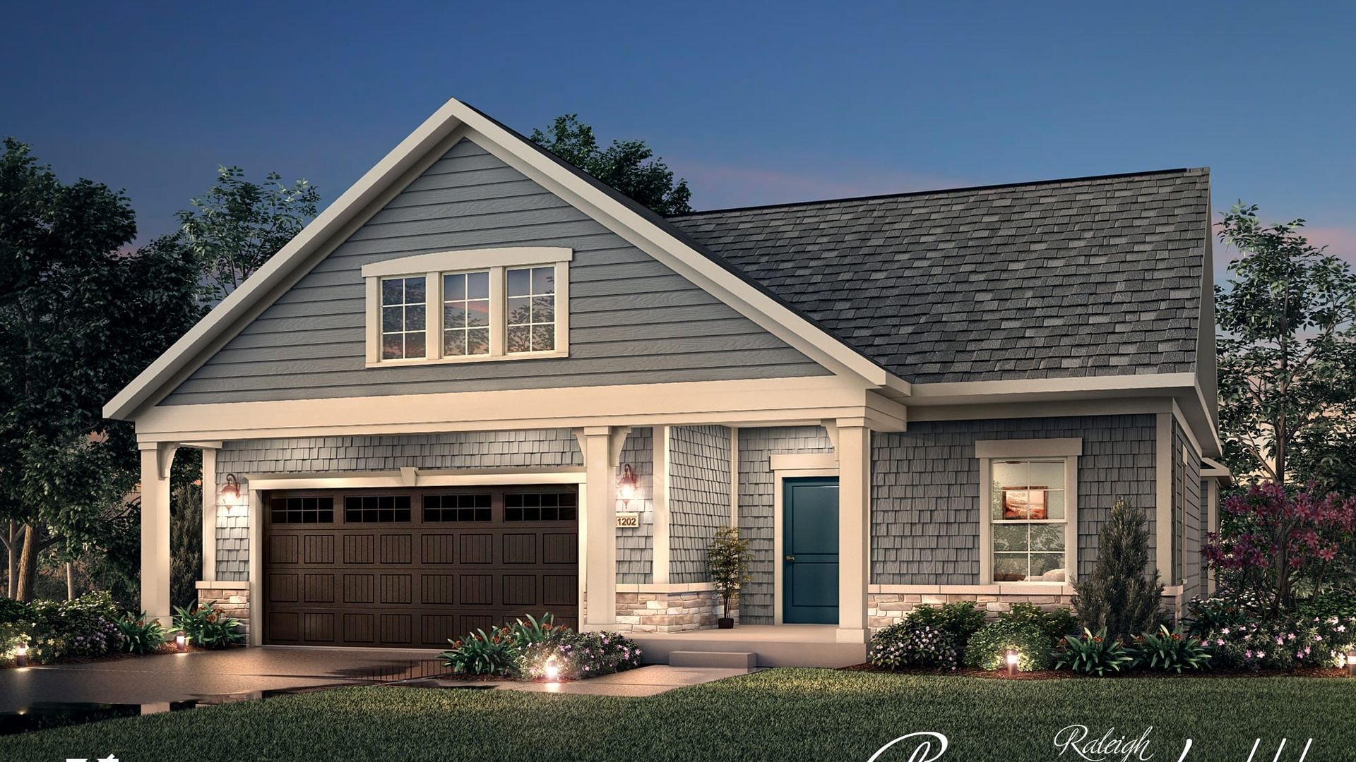 Promenade III Plan at The Courtyards at Lochmere in Cary, NC by Epcon