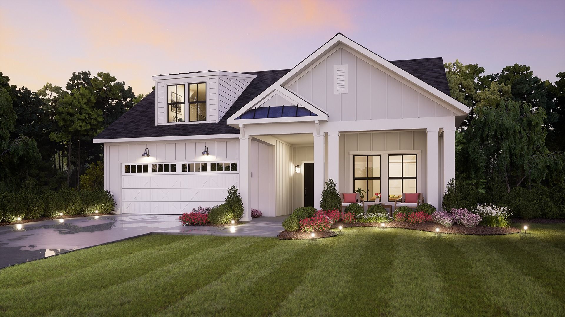 Portico Farmhouse Elevation A Bonus
