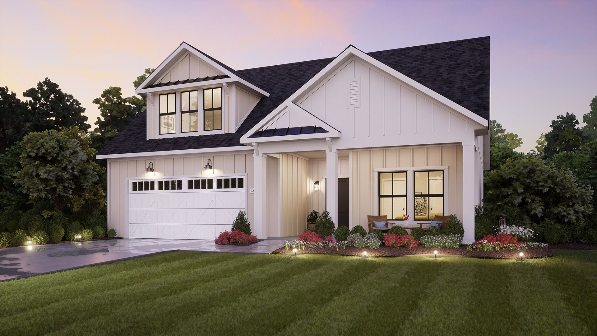 Promenade Farmhouse Elevation C Bonus:Promenade Farmhouse C Bonus