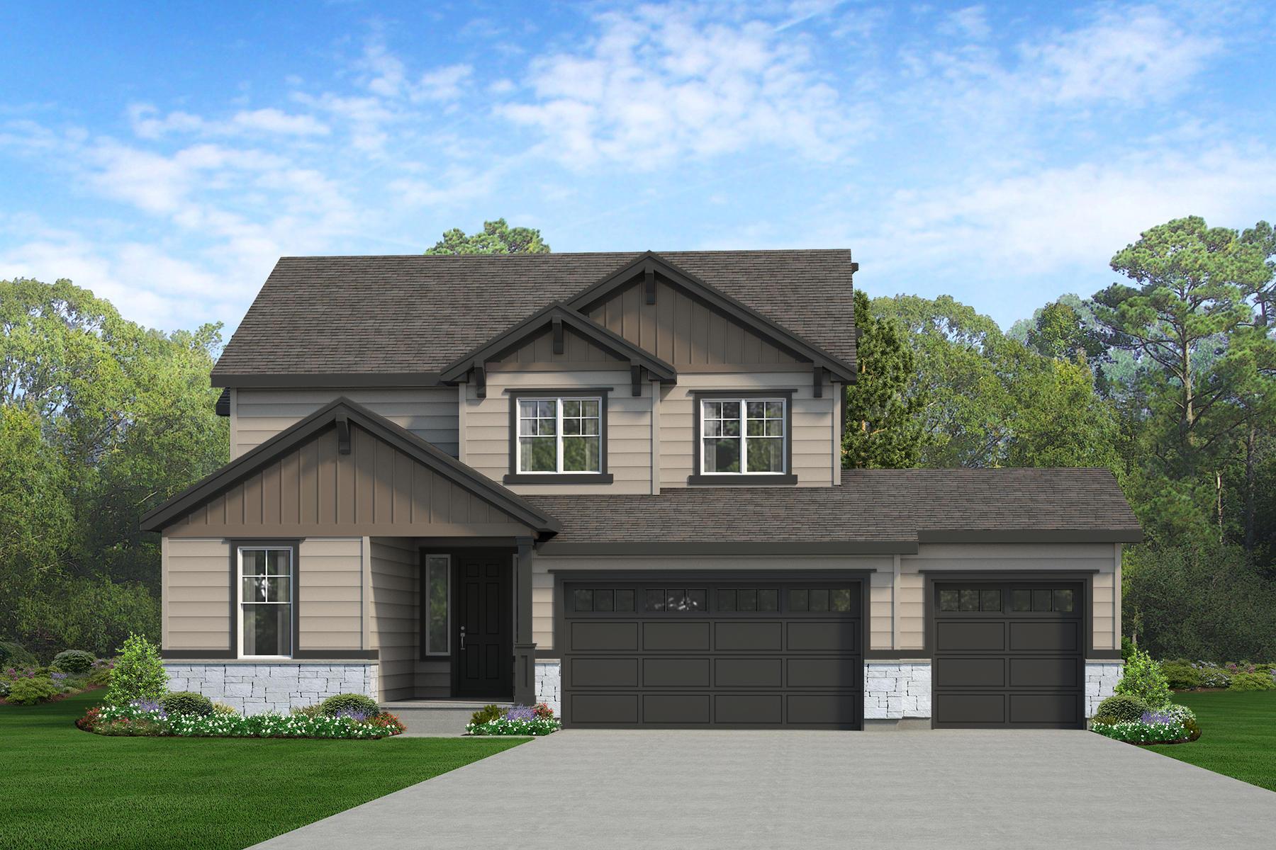 Cherry-Meadows-Jansen-Elevation A-Scheme 87-Front Exterior-1600x1200-Risewell-Homes