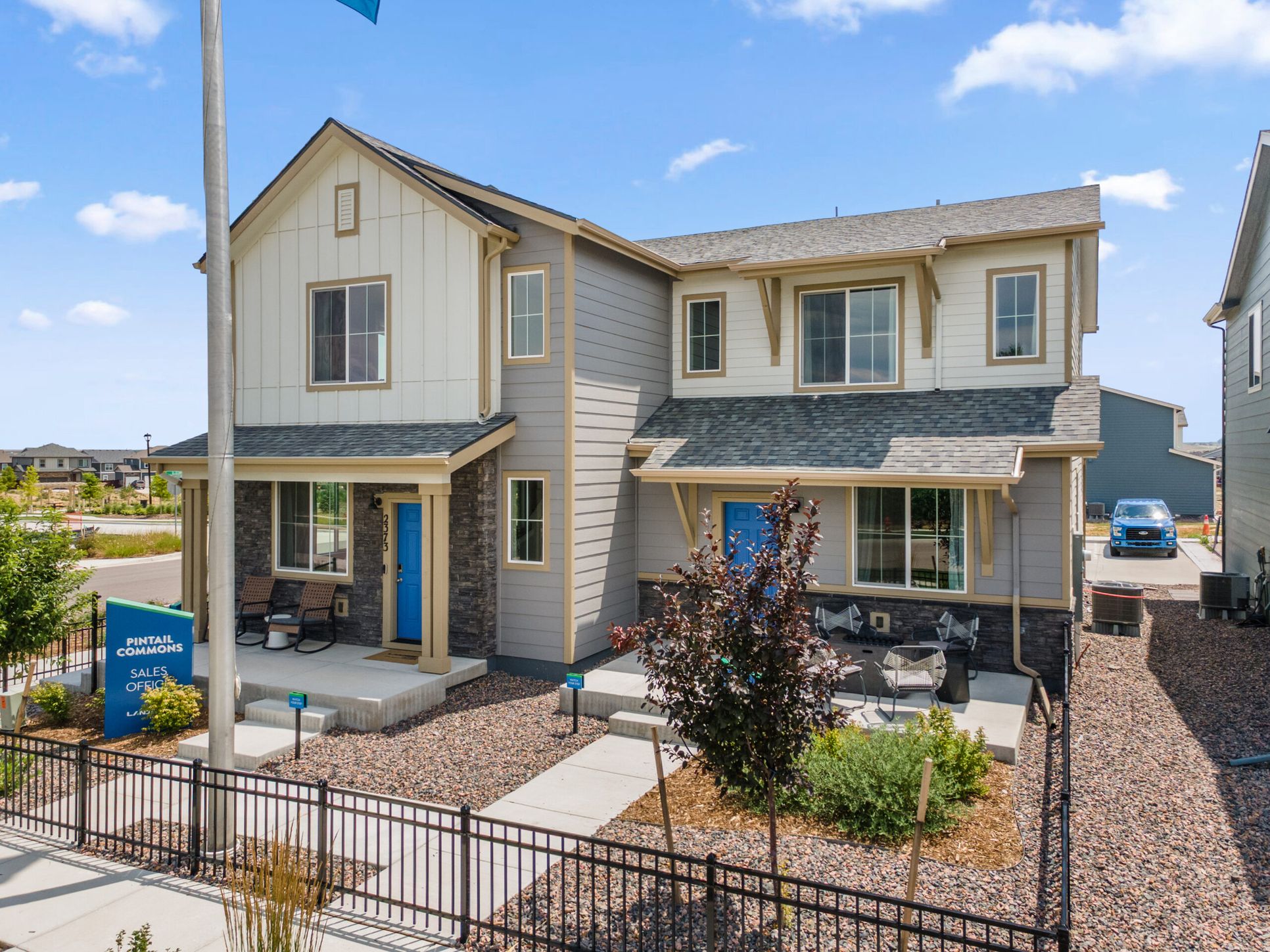 Pintail Commons at Johnstown Village - Front Exterior - Risewell Homes