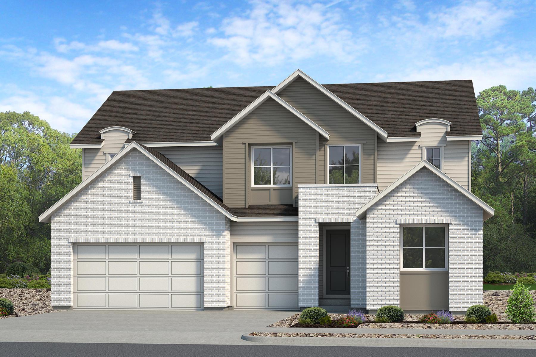 Aurora Highlands - Plan 4904 - 3 Car - Renderings - Risewell Homes