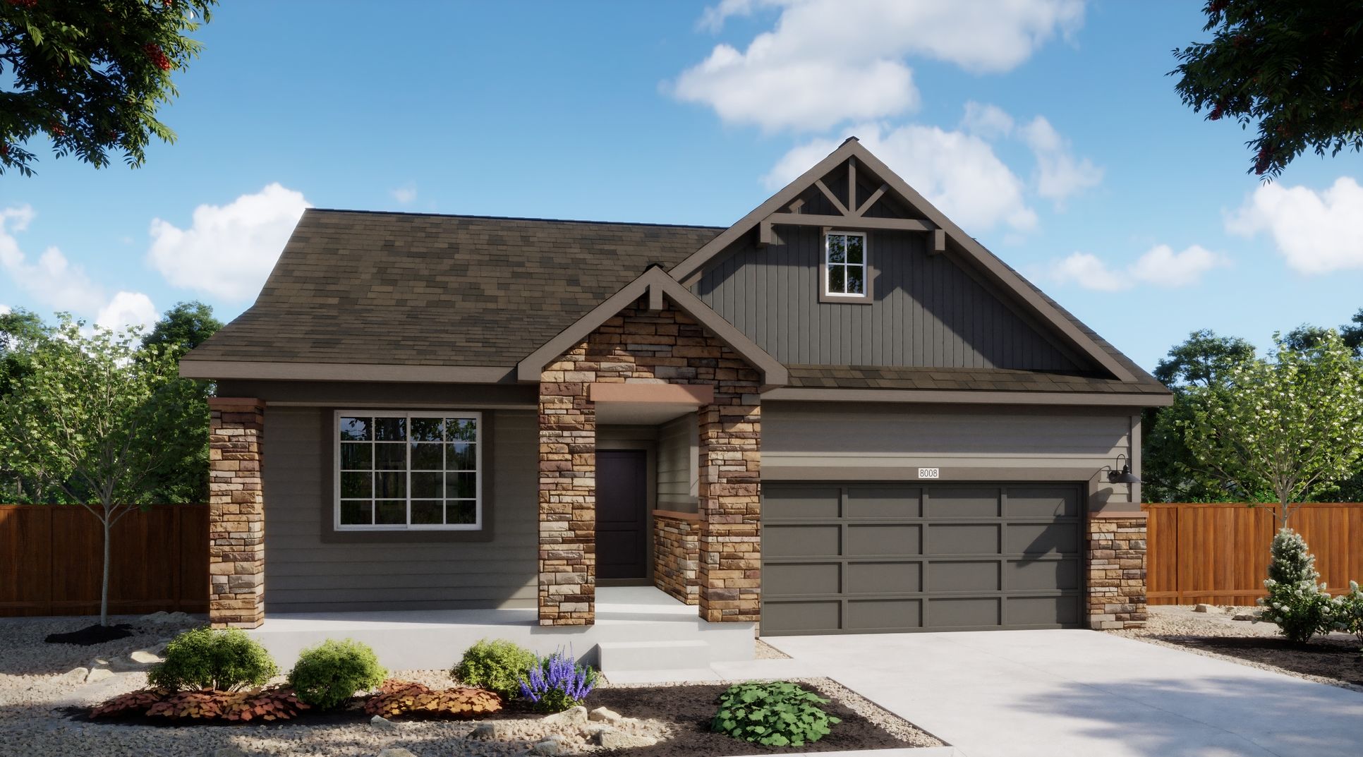 Legacy at Mead Crossing - Plan 4004 - Elevation C - Exterior Renderings - Risewell Homes