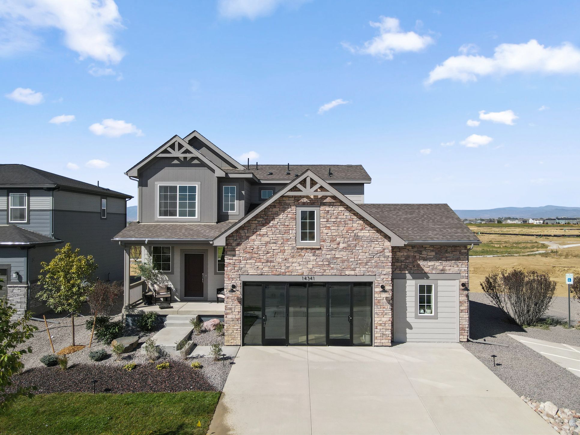 1. Cottages at Mead Crossing - Plan 3501 - Front Exterior - Model Photography - Risewell Homes