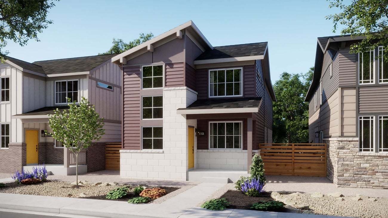 Casitas at Windler - Plan 2215 - Homestead Contemporary - Renderings