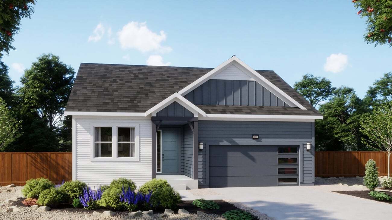 Golden Overlook - Plan 4 - Elevation A - Renderings