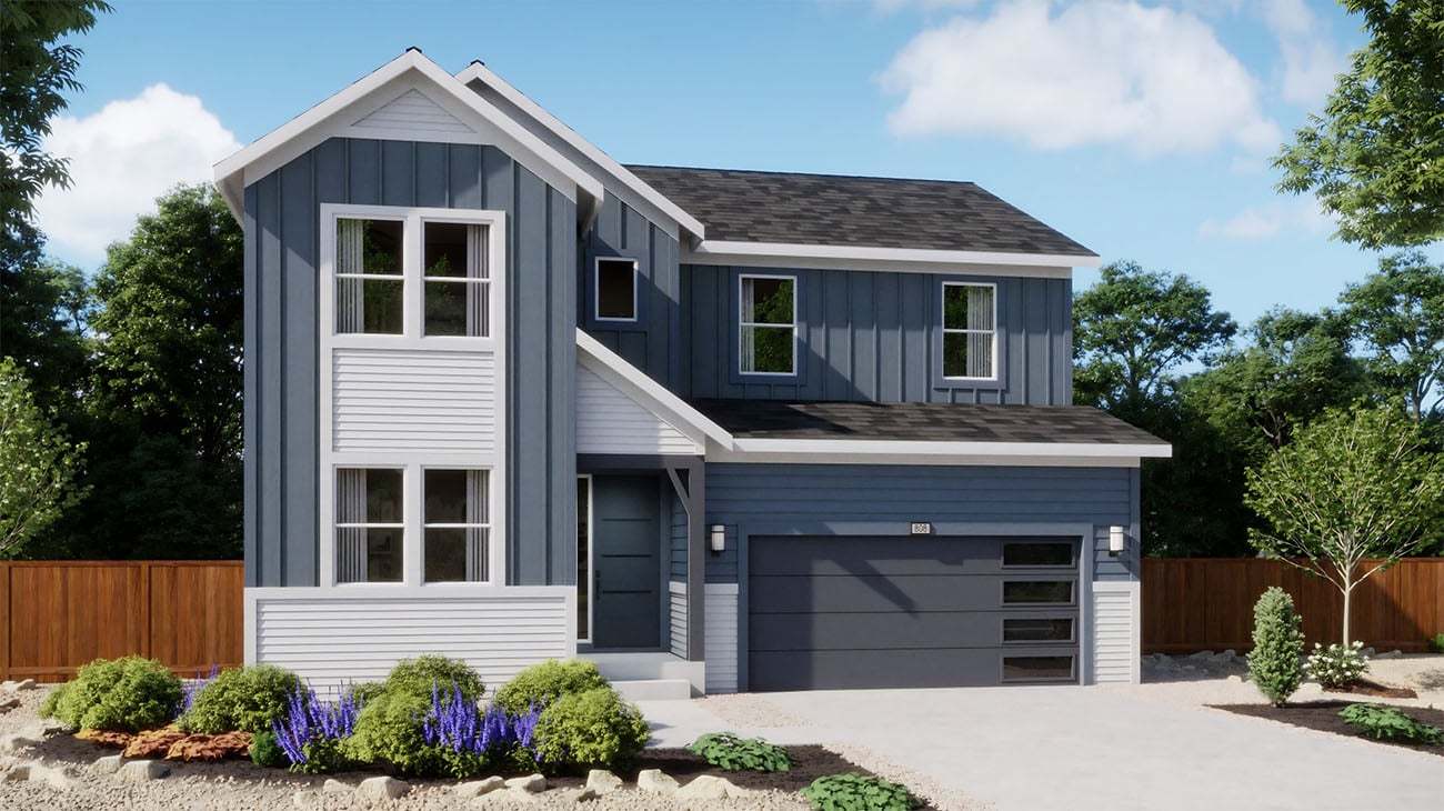 Golden Overlook - Plan 6 - Elevation A - Renderings