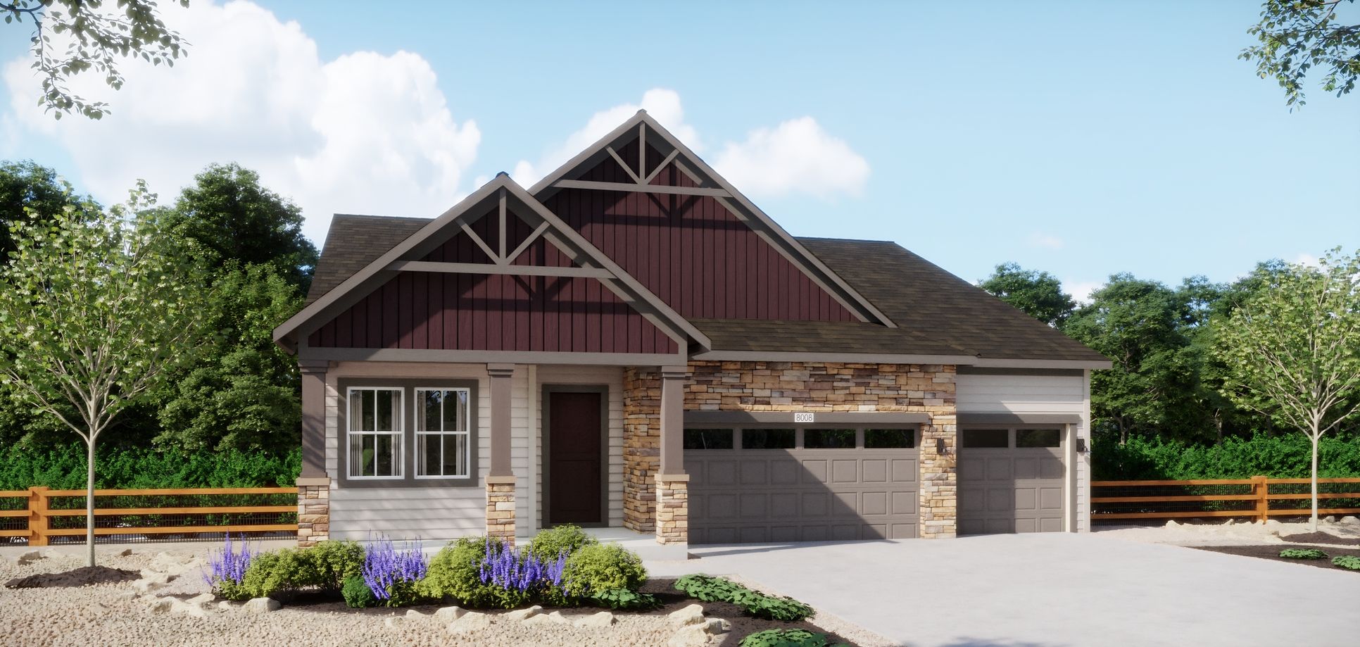 The Estates at Talon Pointe - Plan 5002 C - Renderings