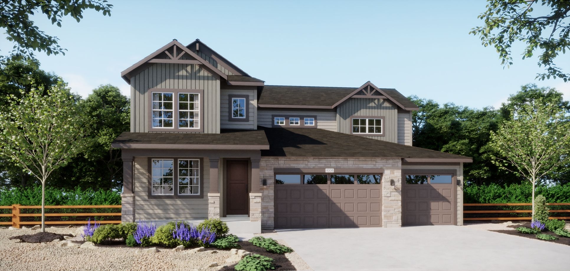 The Estates at Talon Pointe - Plan 5004 C - Renderings
