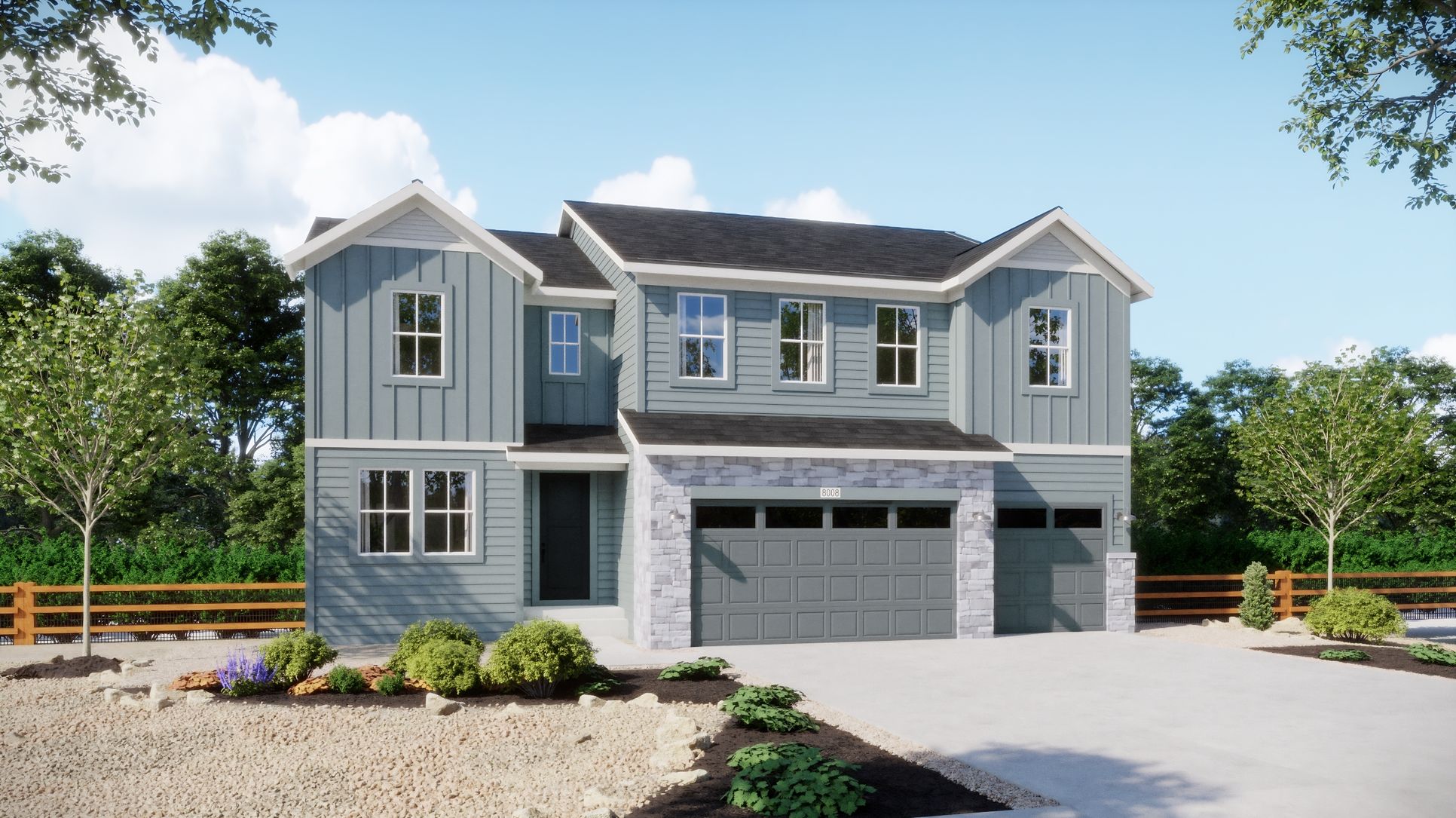 The Estates at Talon Pointe - Plan 5006 A - Renderings