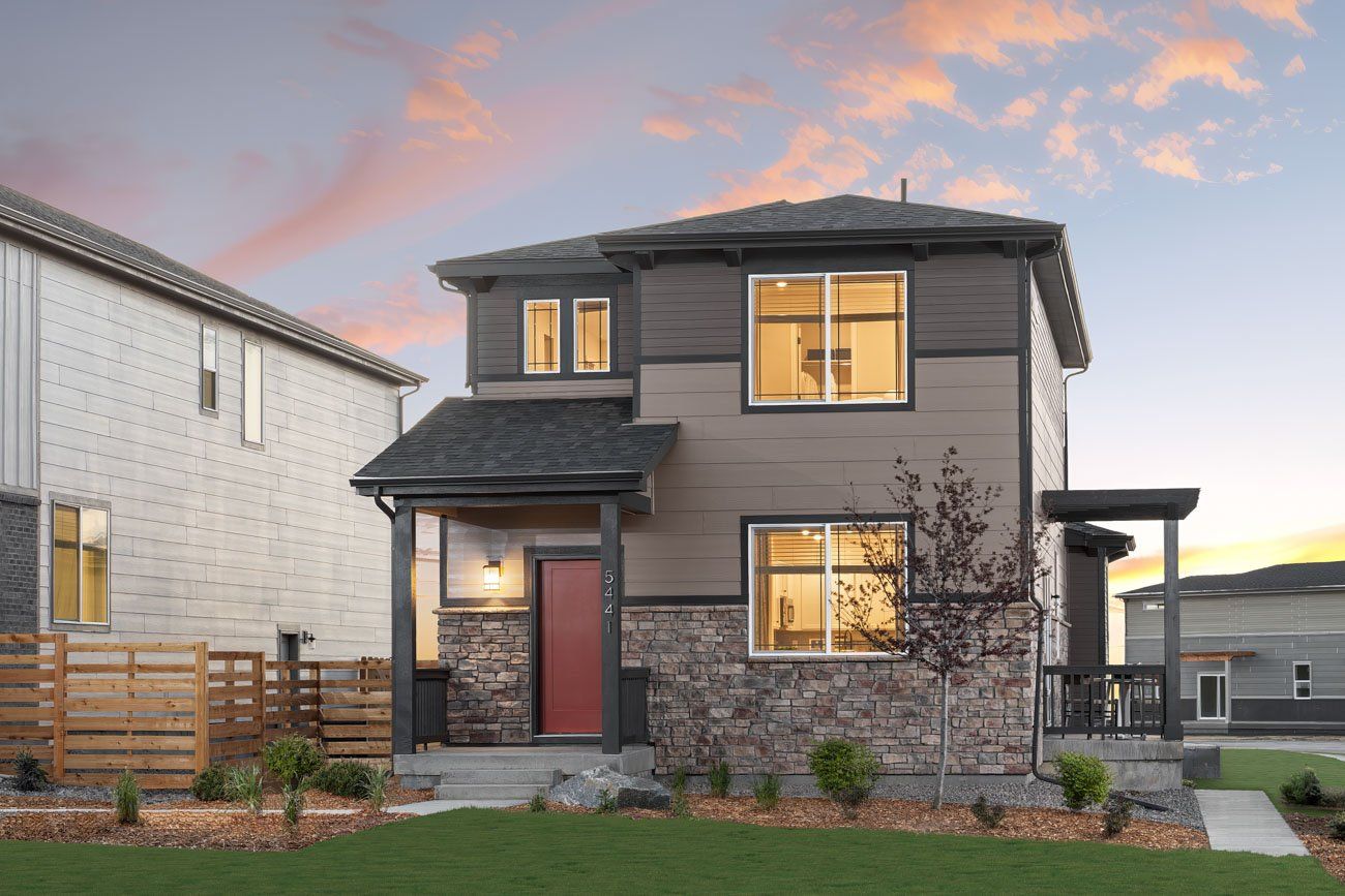 Casitas at Windler - Plan 2212 - Front Exterior - Model Photography