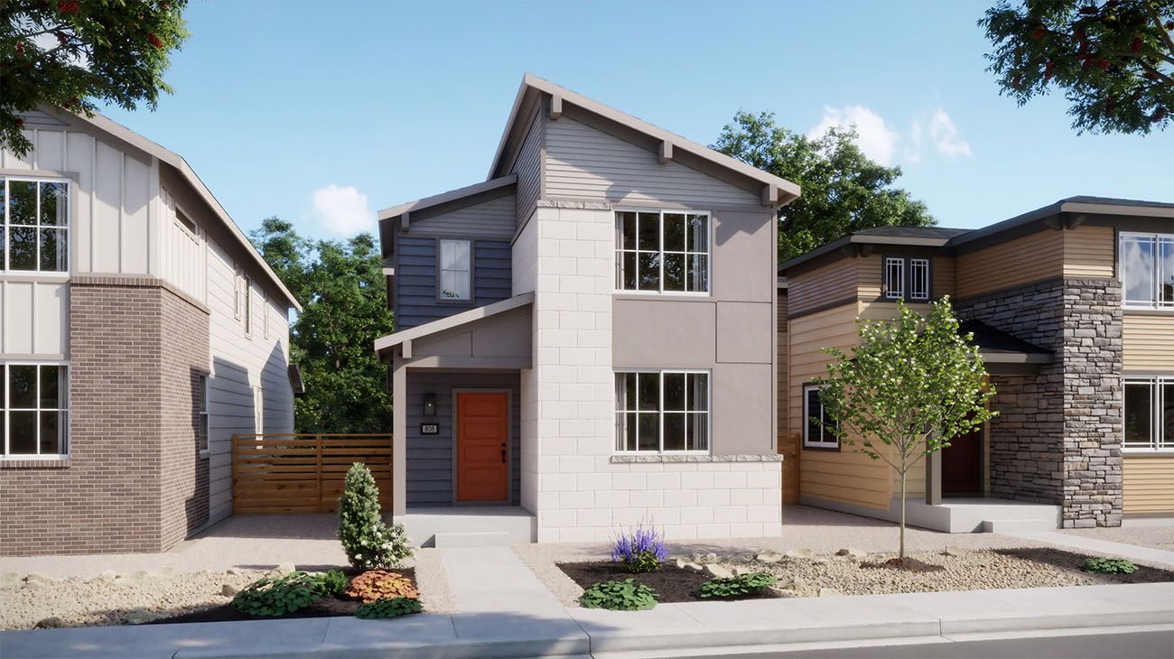 Casitas at Windler - Plan 2214 - Homestead Contemporary - Renderings