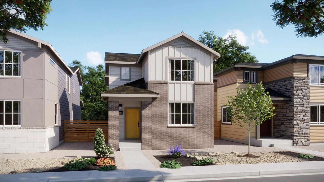 Casitas at Windler - Plan 2214 - Farmhouse Eclectic - Renderings