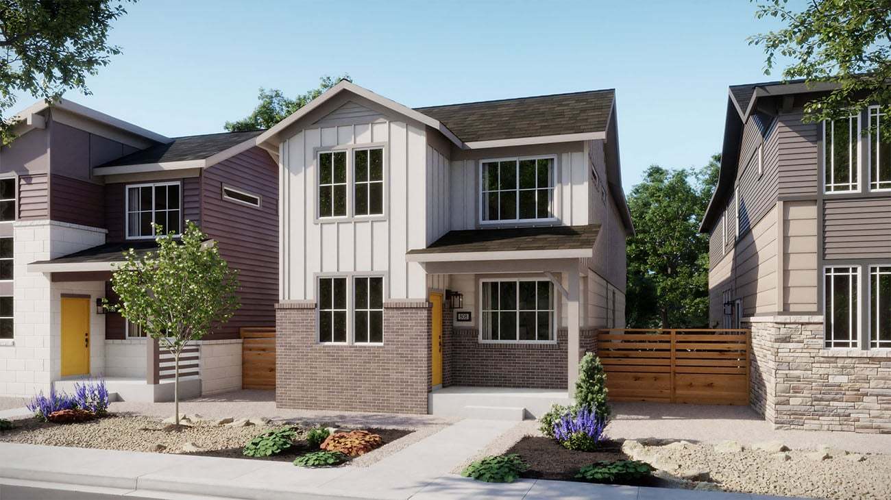 Casitas at Windler - Plan 2215 - Farmhouse Eclectic- Renderings