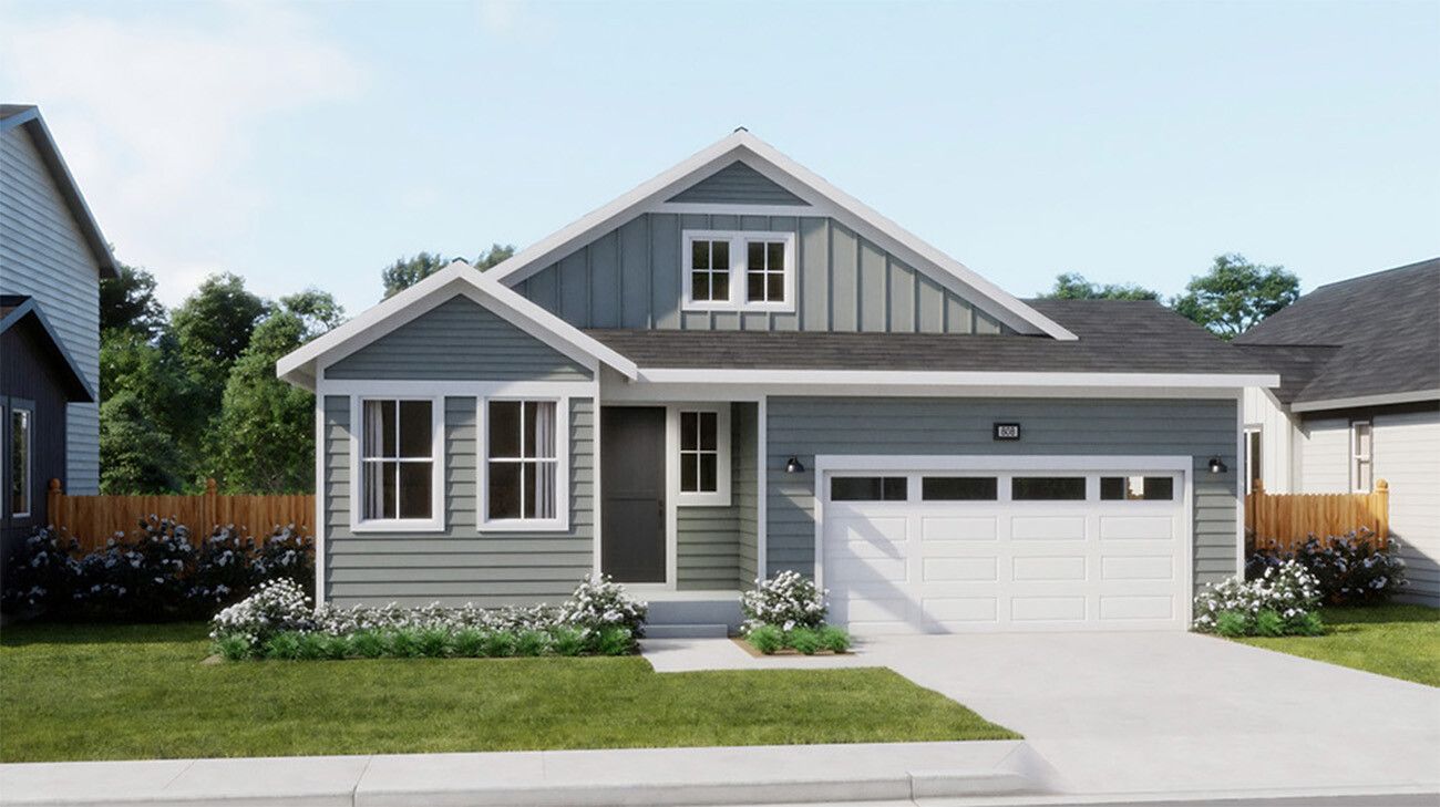 Ridgeline Vista - Plan 3500 - Farmhouse Elevation - Renderings