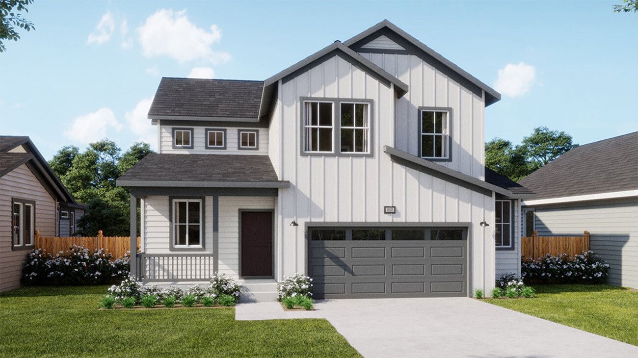 Ridgeline Vista - Plan 3504 - Farmhouse Elevation - Renderings