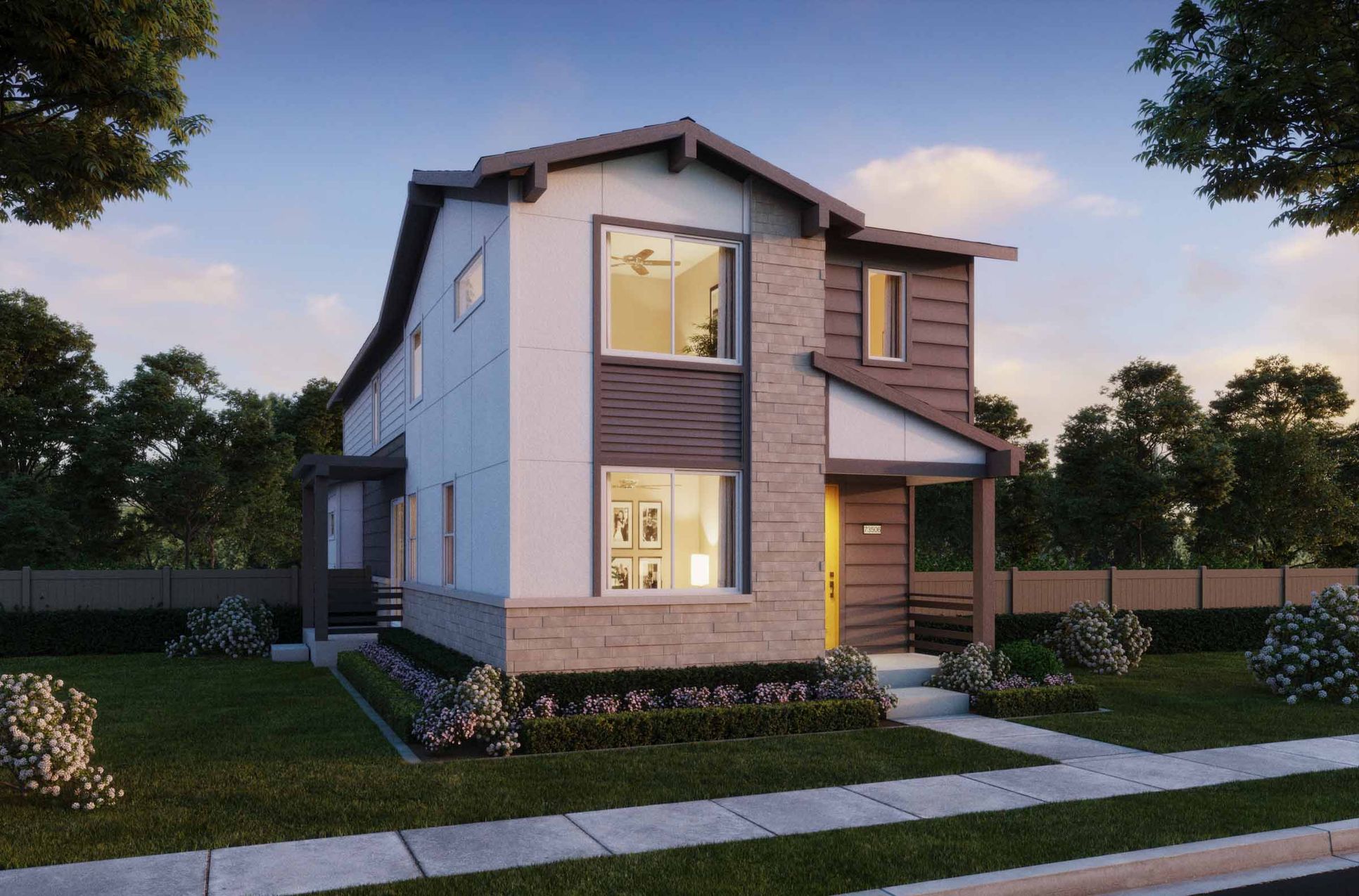 Woodrose - Plan 5 - Mid Century Enhanced - Renderings