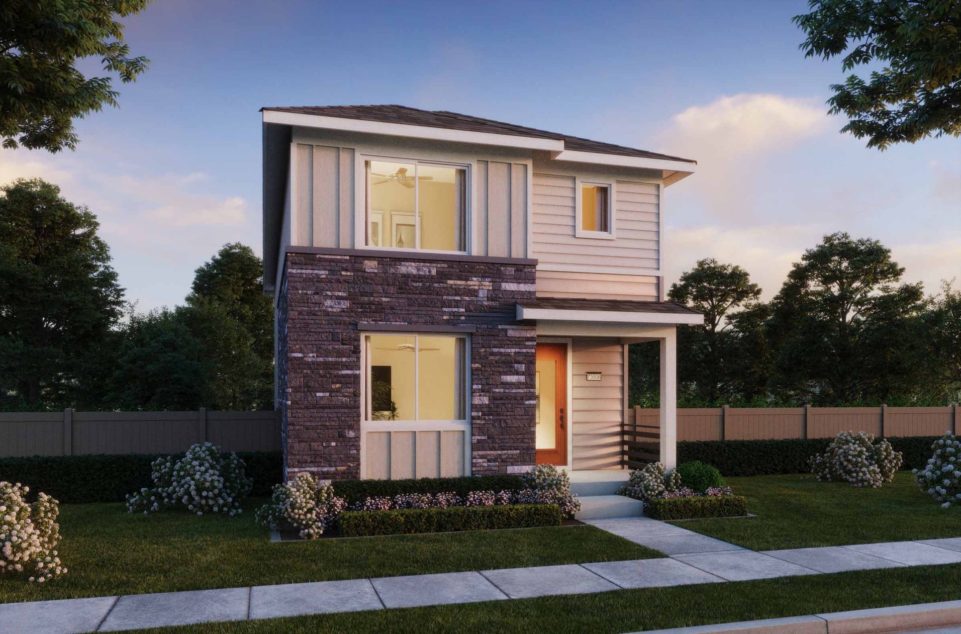 Woodrose - Plan 5 - Modern Foothills - Renderings