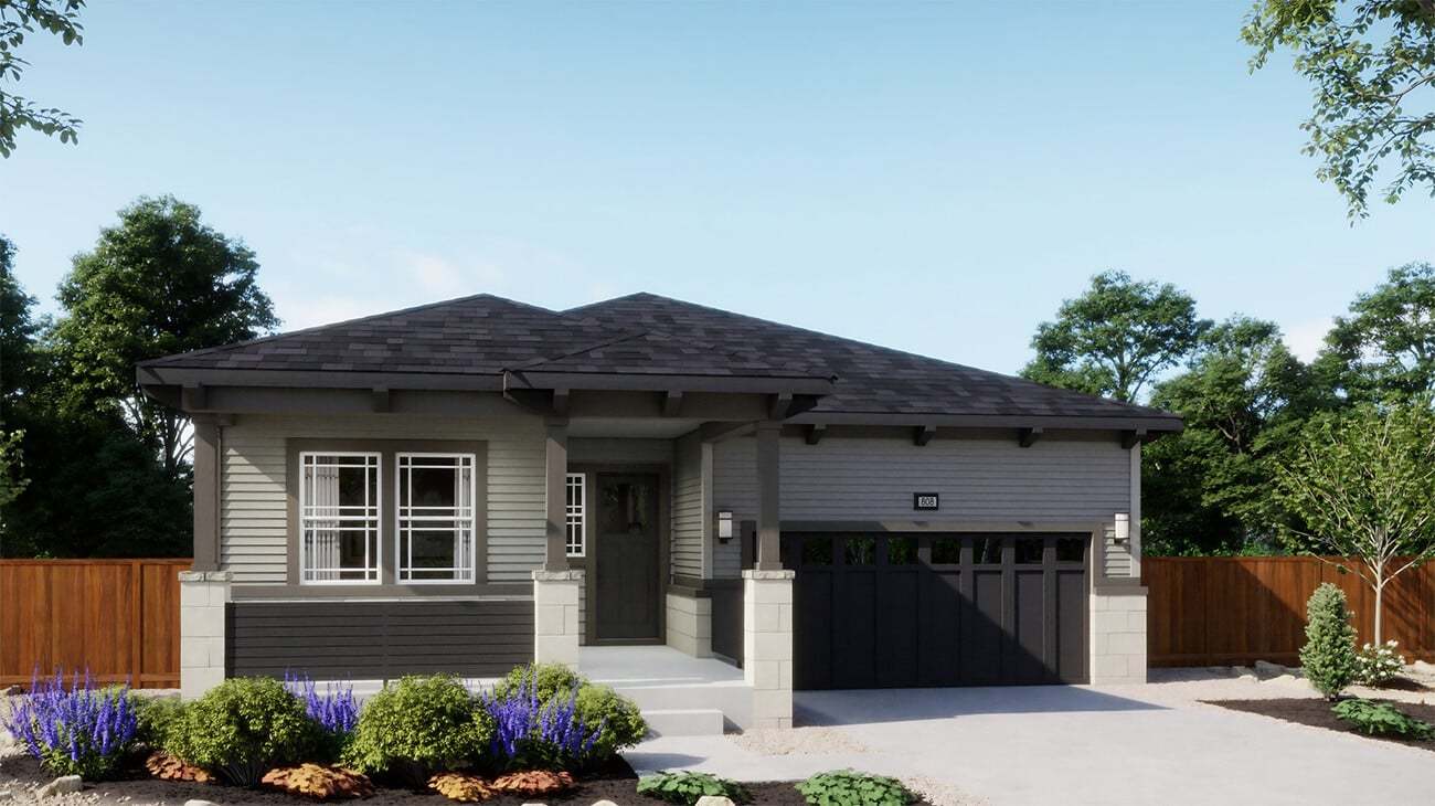 Golden Overlook - Plan 1 - Elevation B - Renderings