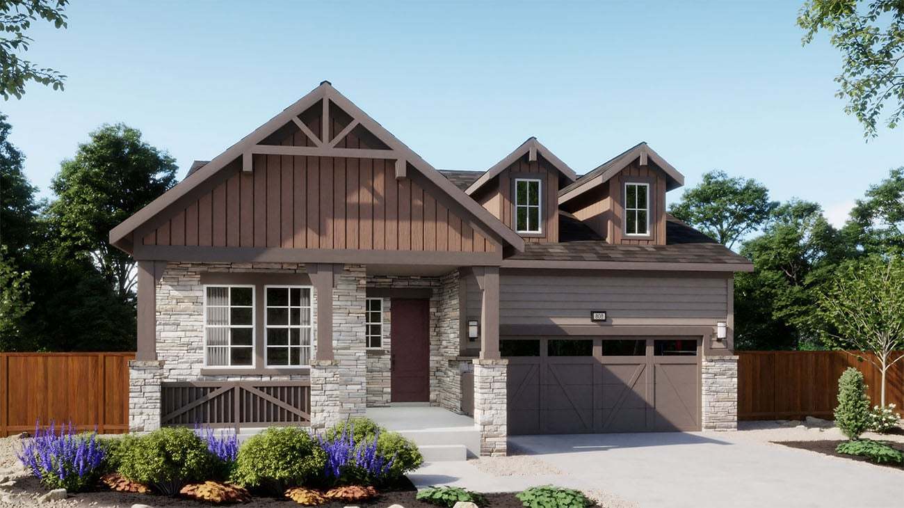 Golden Overlook - Plan 1 - Elevation C - Renderings